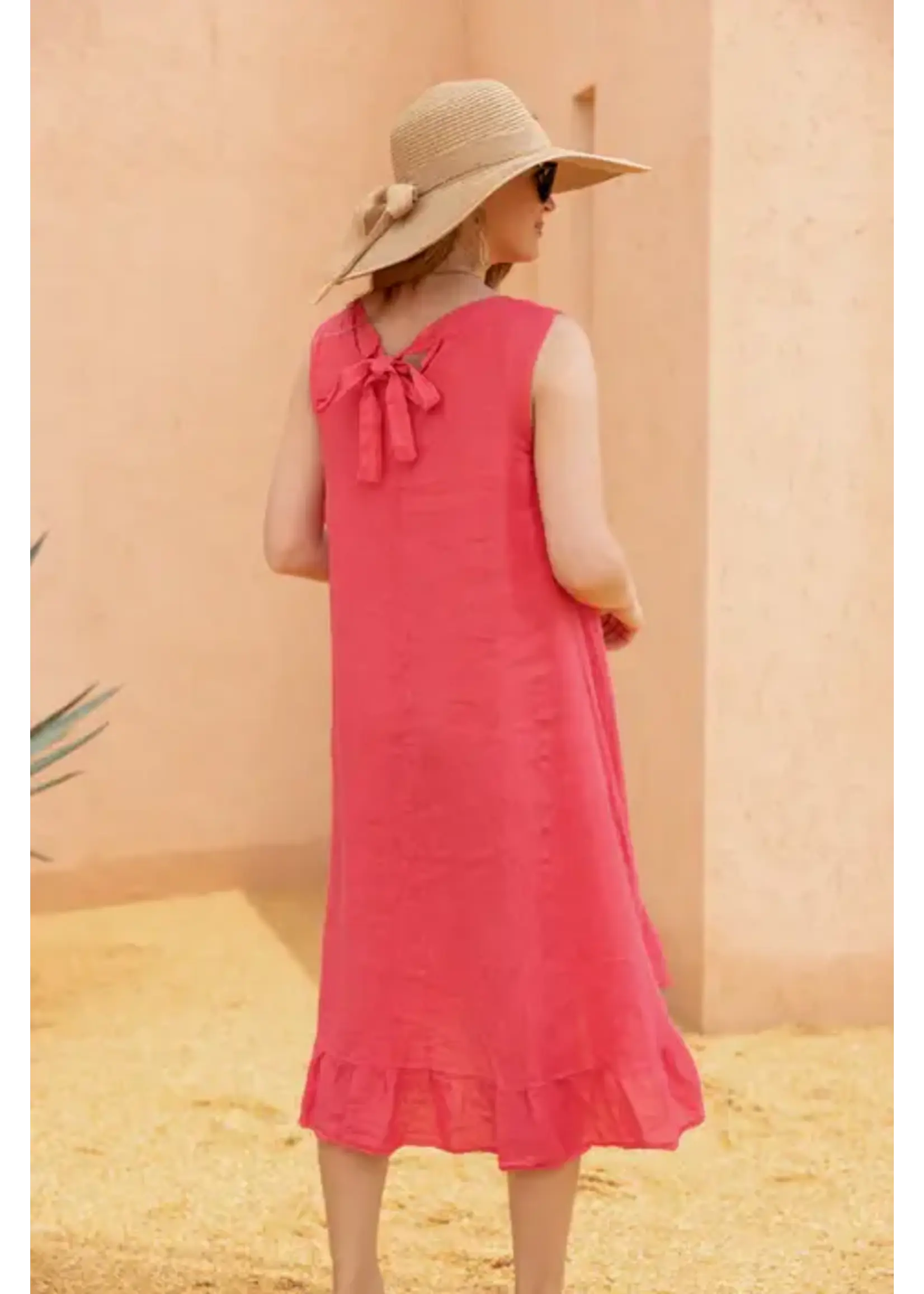 ORANGE FASHION VILLAGE OFV SS26 DAPHNE'S STITCHED DETAIL DRESS