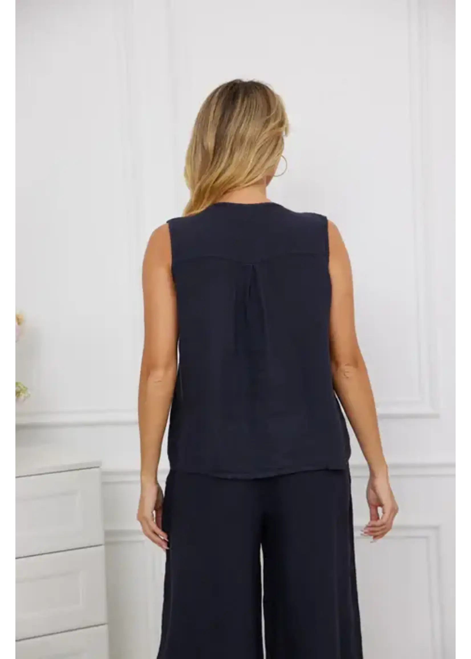 ORANGE FASHION VILLAGE OFV SS26 EYELET POCKET TANK