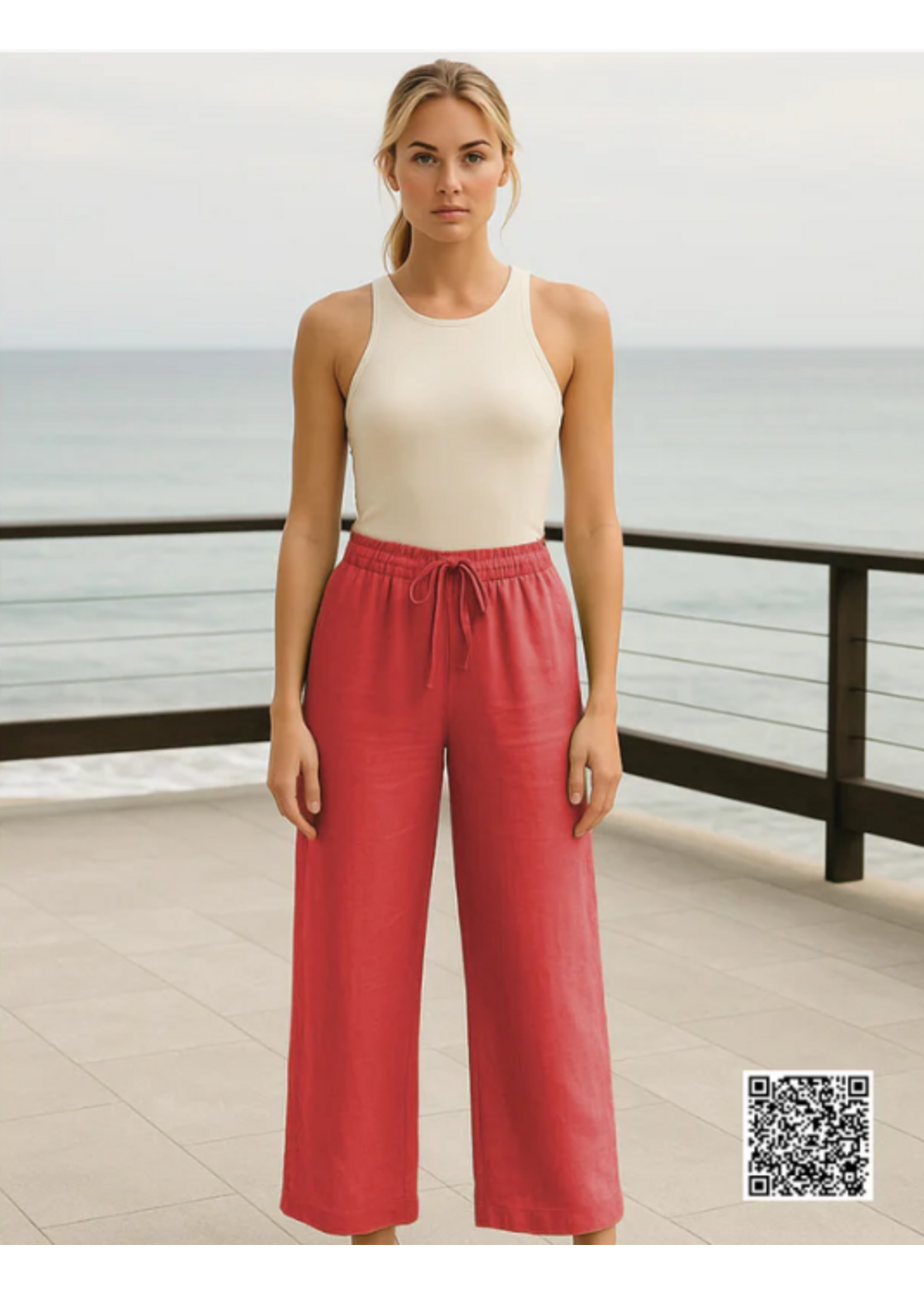 ORANGE FASHION VILLAGE OFV SS26 ELISE'S DRAWSTRING PANT
