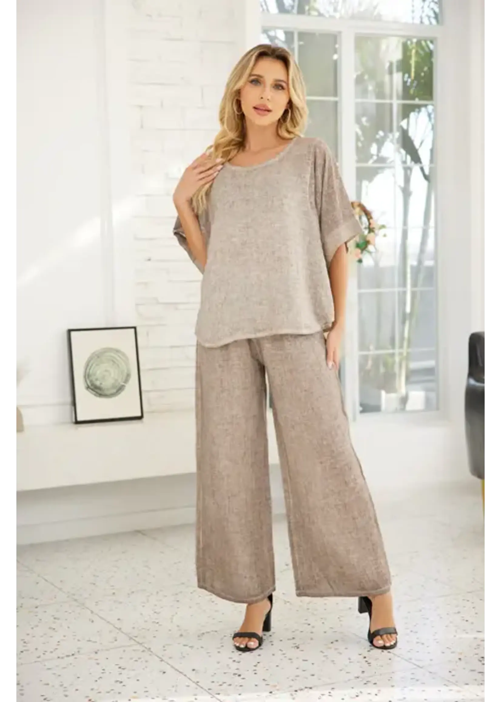 ORANGE FASHION VILLAGE OFV SS26 COLD WASH ROUND TOP