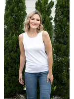 ORANGE FASHION VILLAGE OFV SS26 BAMBOO BUTTON TANK TOP