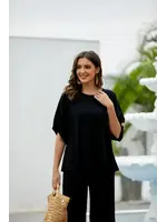 ORANGE FASHION VILLAGE OFV SS26 BAMBOO SHORT SLV W/BUTTON