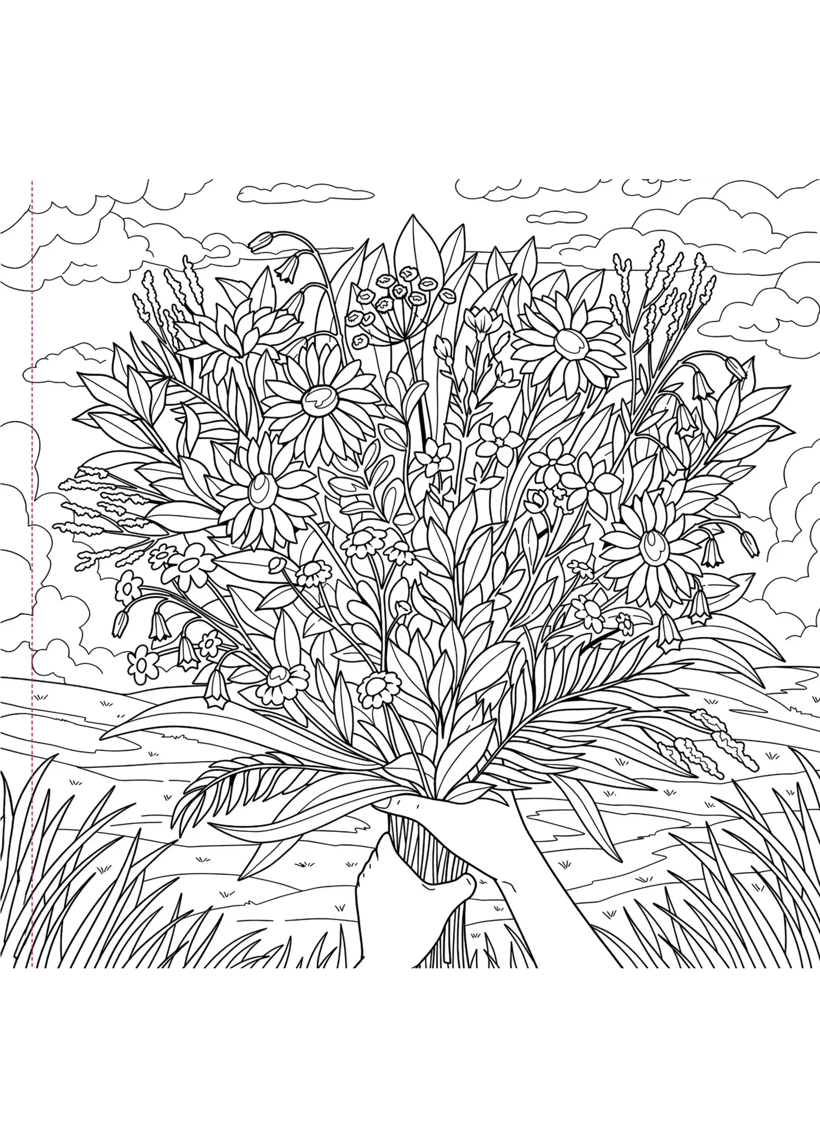 PPP WILDFLOWER COLOURING BOOK