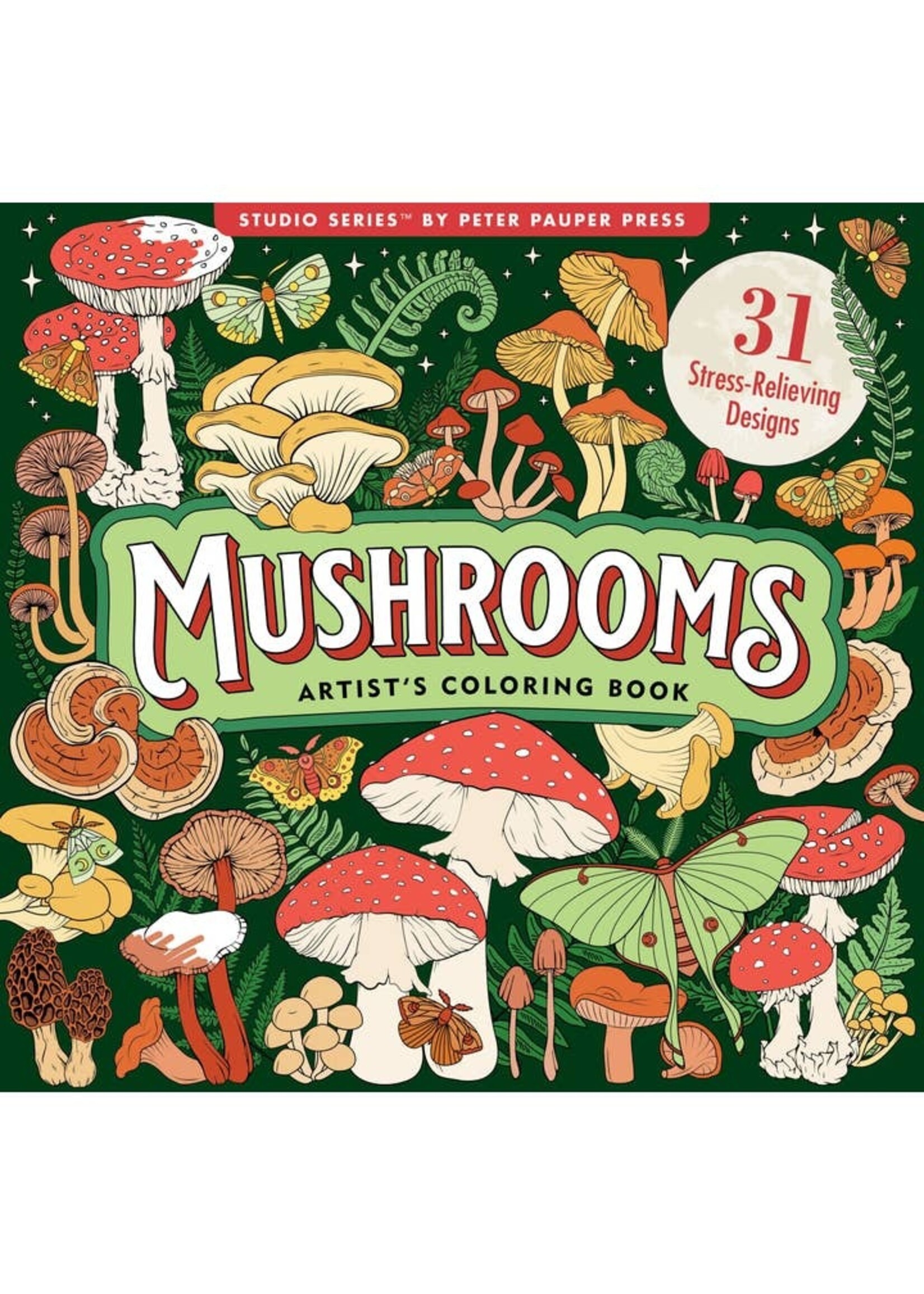 PPP MUSHROOMS COLOURING BOOK