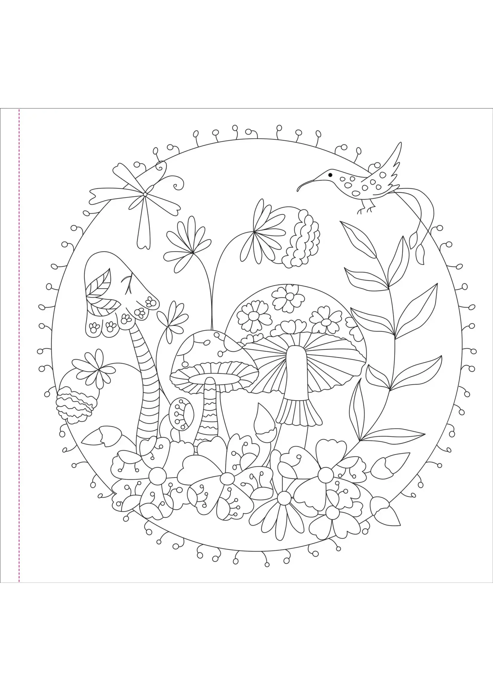 PPP MUSHROOMS COLOURING BOOK