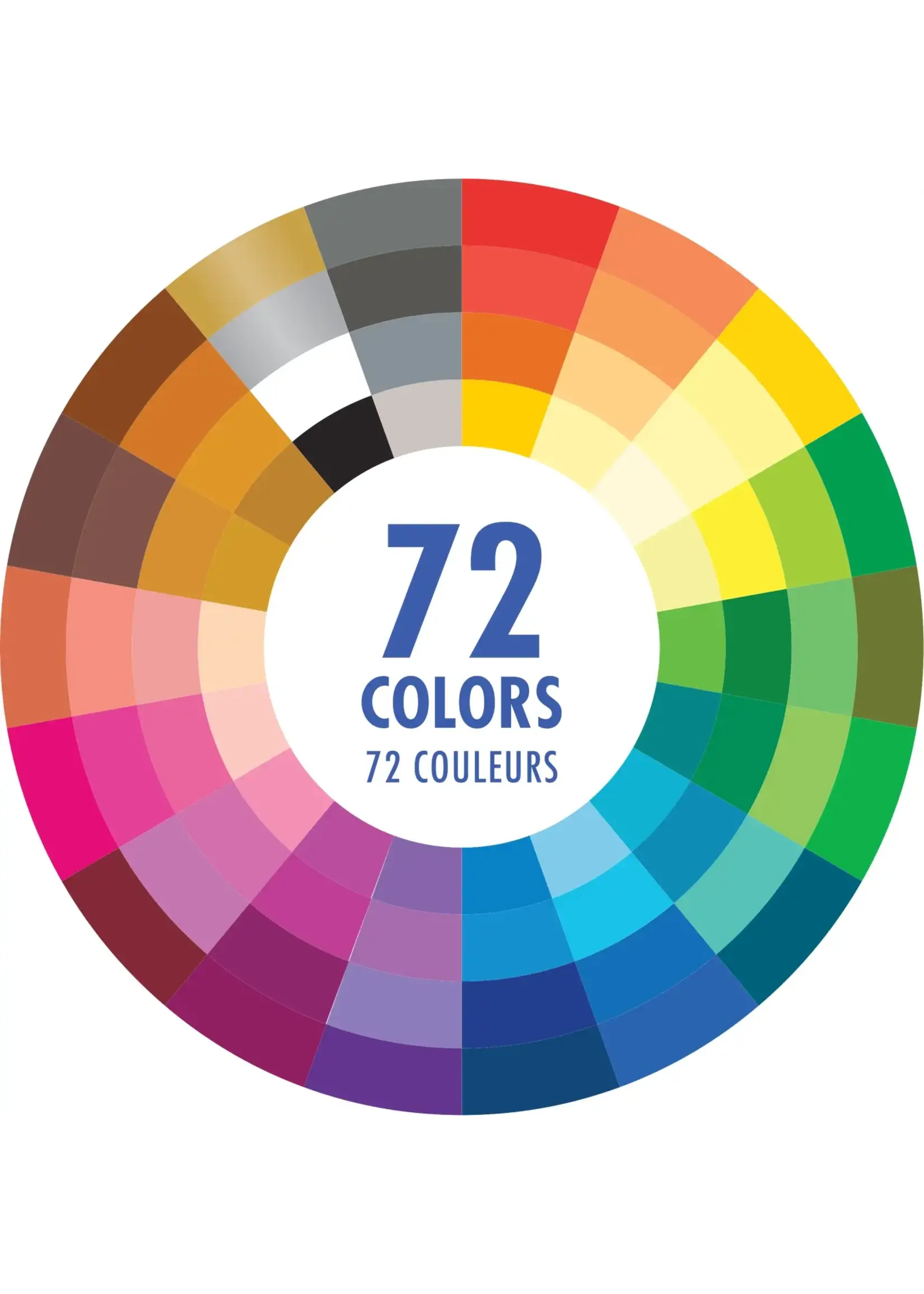 PPP COLOURED PENCIL SET 72