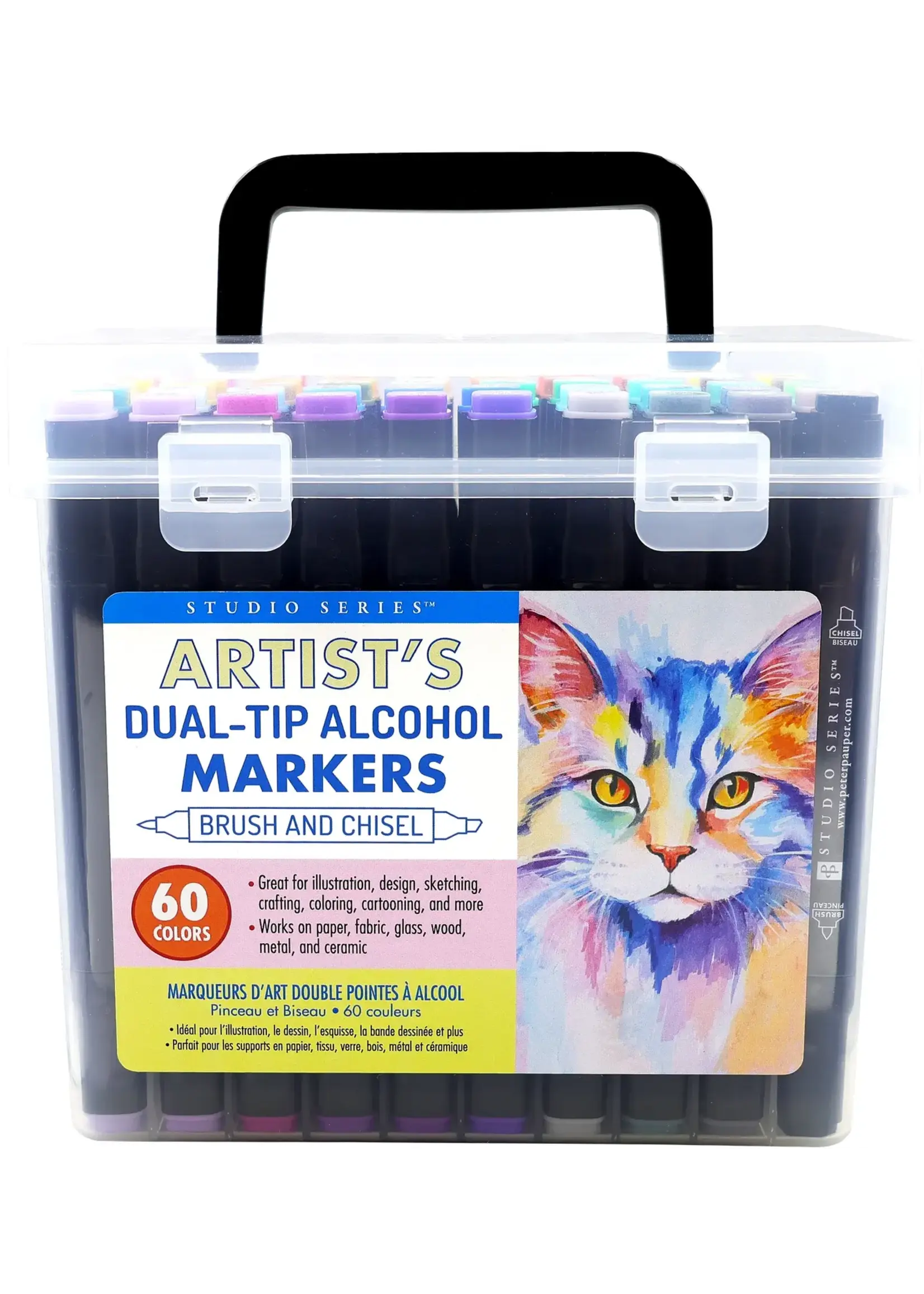 PPP MARKERS (60) DUAL TIP ALCOHOL MARKERS