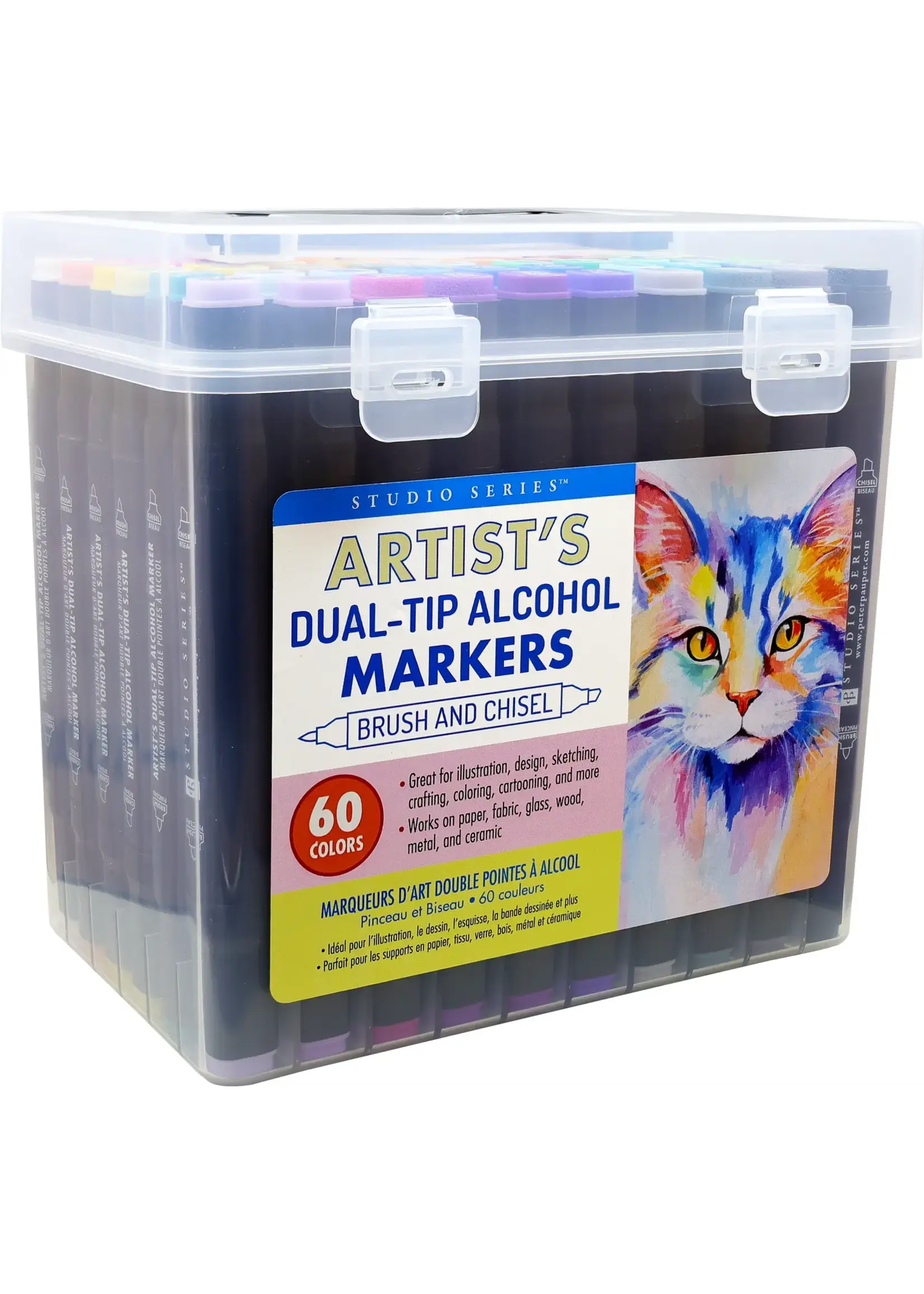 PPP MARKERS (60) DUAL TIP ALCOHOL MARKERS