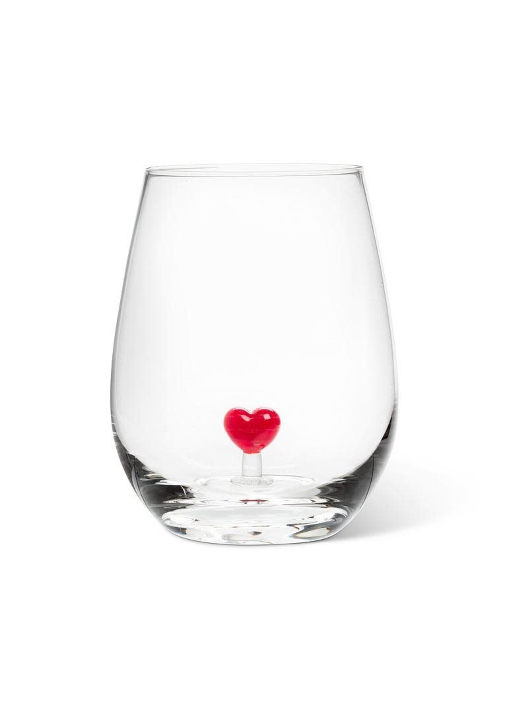 ABBOTT ABB HEART ICON STEMLESS WINE GLASS