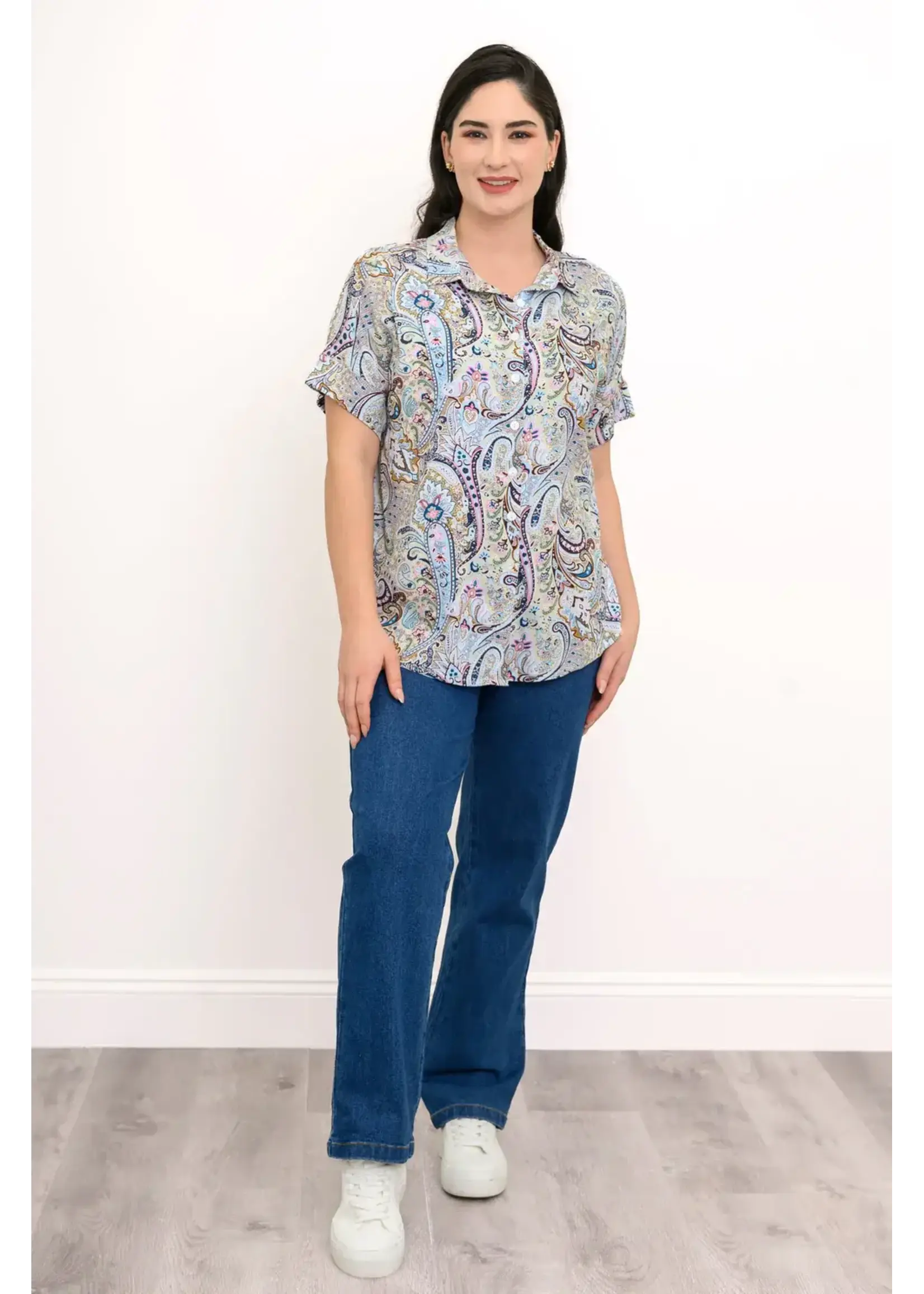 BLUE SKY BSK SS26 CAROLINA BLOUSE