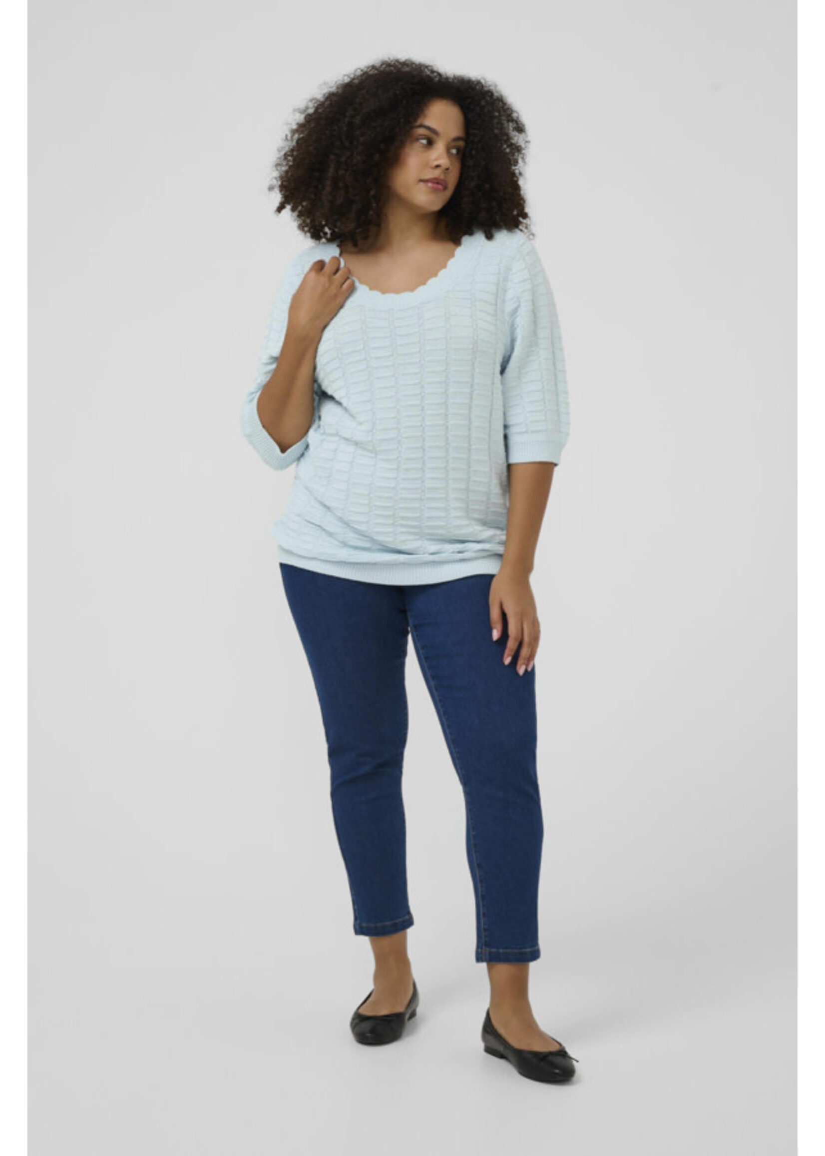 KAFFE CURVE KAFCUR+ SS26 KCLOTIA PULLOVER