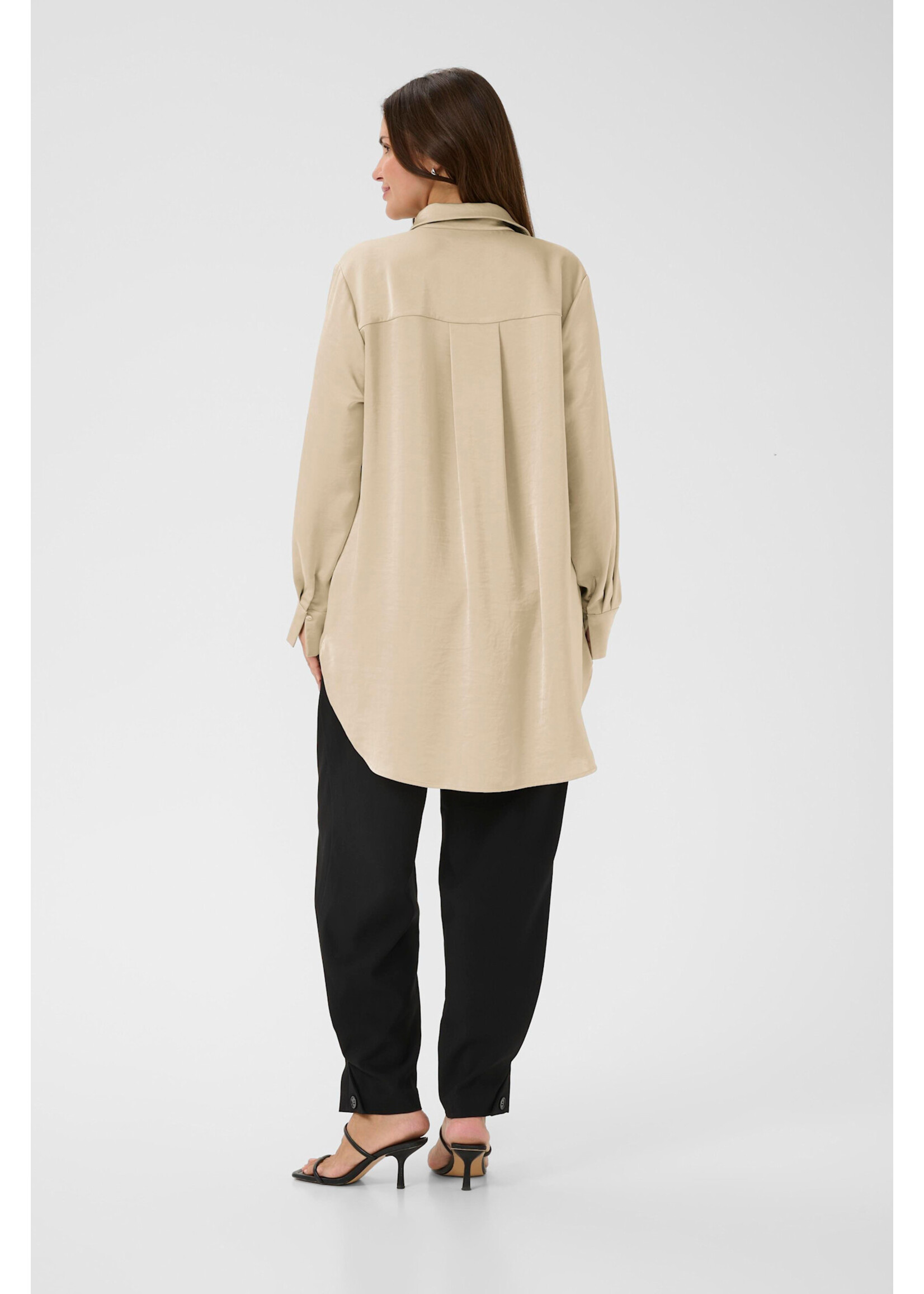 KAFFE CURVE KAFCUR+ SS26 KCRORA SHIRT