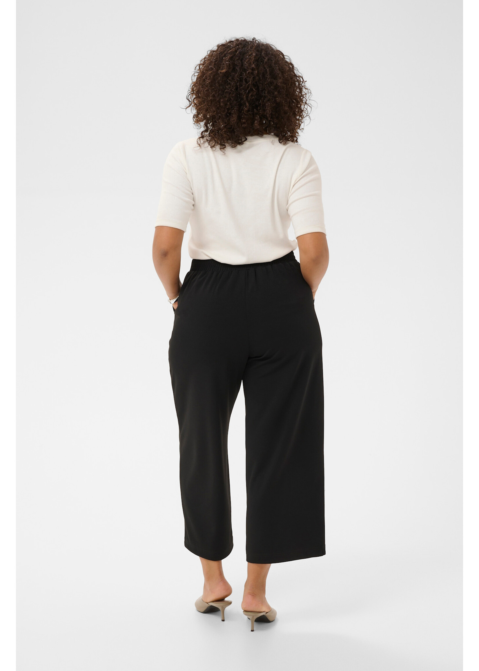 KAFFE CURVE KAFCUR+ SS26 KCPHEOLO CROPPED PANT