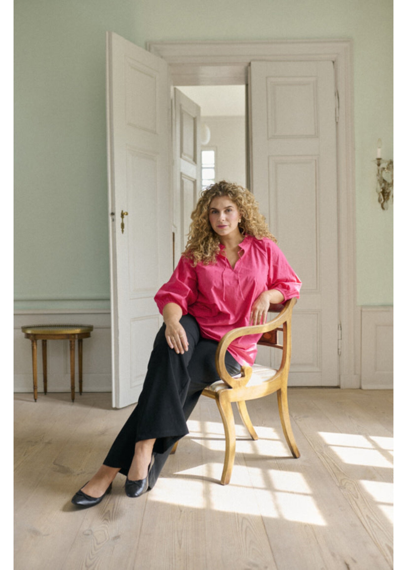 KAFFE CURVE KAFCUR+ SS26 KCROXANA WIDE PANTS