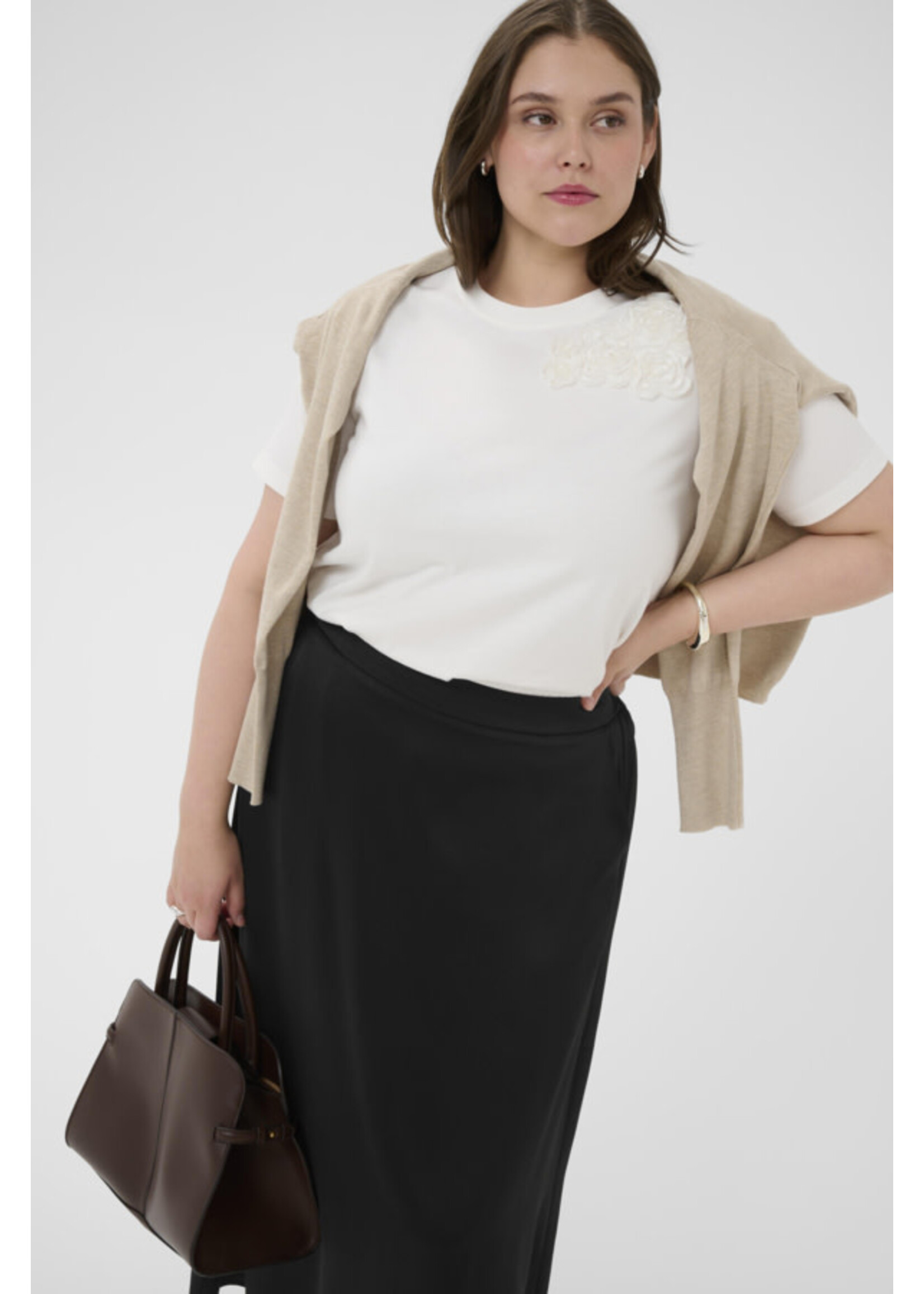 KAFFE CURVE KAFCUR+ SS26 KCDINA SKIRT