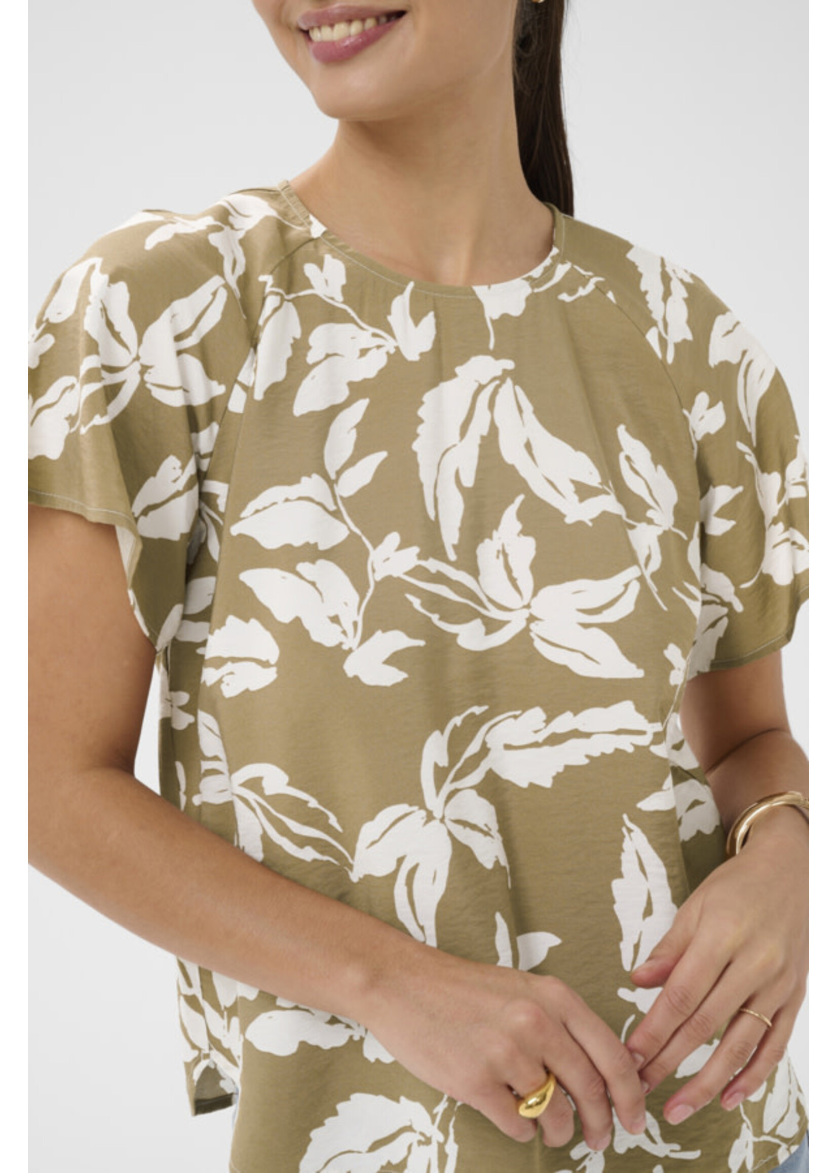 KAFFE CURVE KAF SS26 KAMARLO BLOUSE