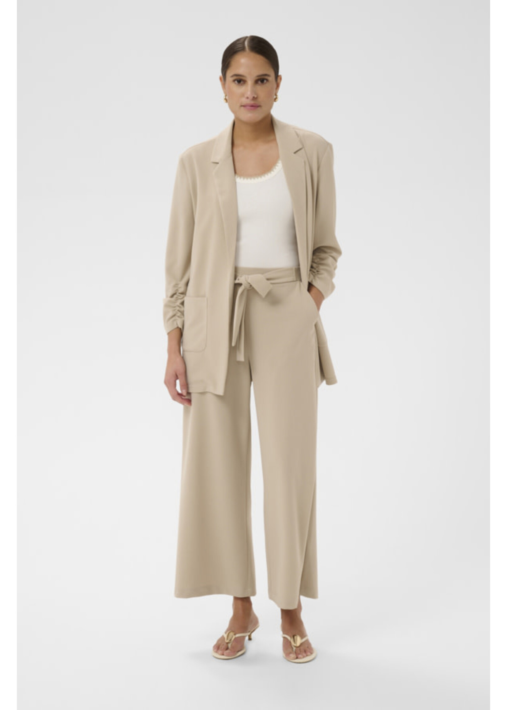 KAFFE CURVE KAF SS26 KAPHOEBE CROPPED PANTS
