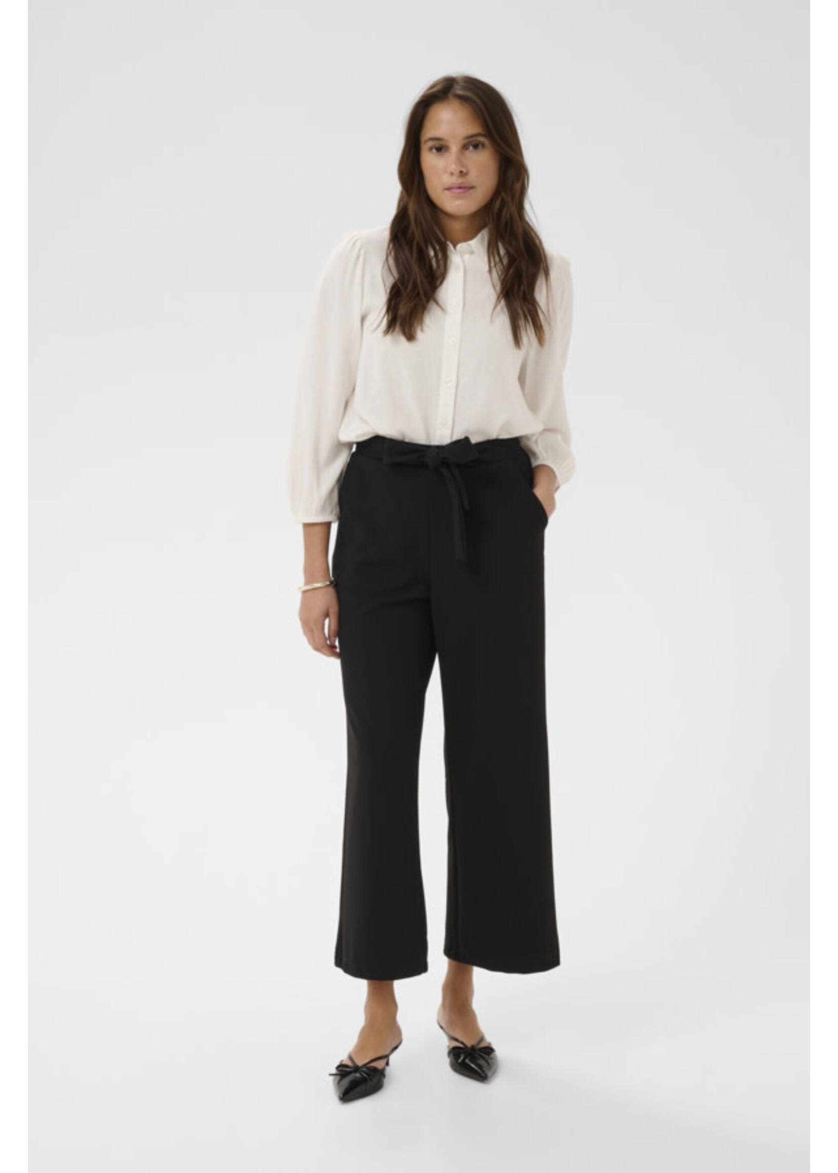 KAFFE CURVE KAF SS26 KAPHOEBE CROPPED PANTS
