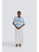 JESSICA LAURA JESSICA LAURA STRIPED CROCHET SWEATER