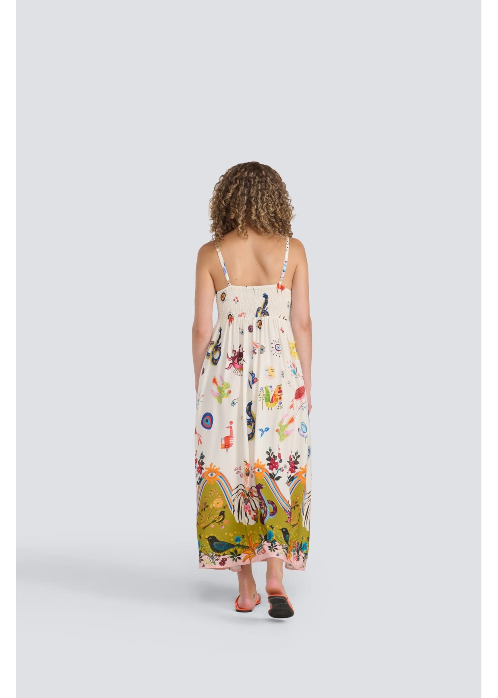 JESSICA LAURA JESSICA LAURA ABSTACT PRINT DRESS