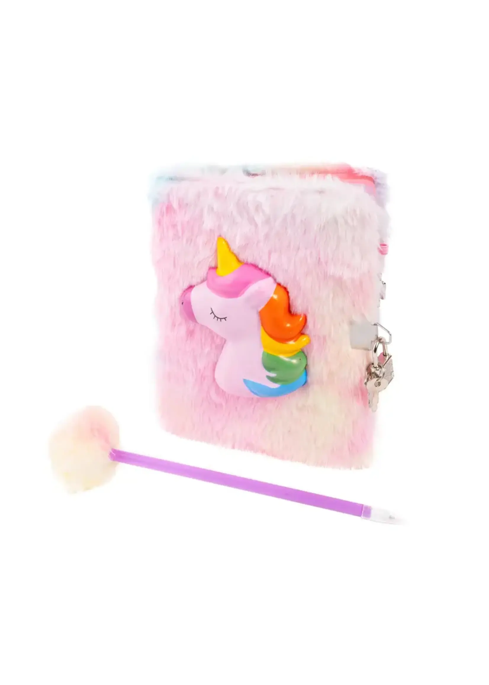 CRE FURRY SQUISHY UNICORN JOURNAL