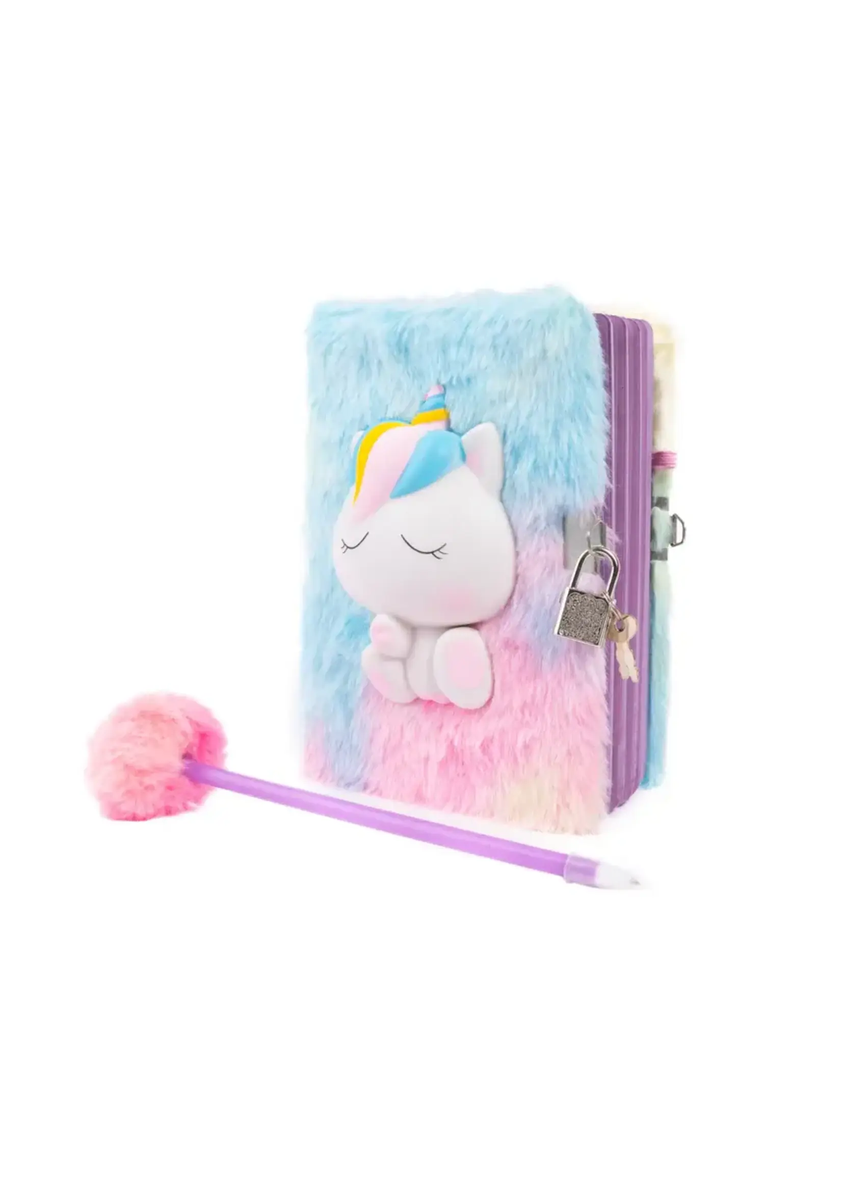 CRE FURRY SQUISHY UNICORN JOURNAL