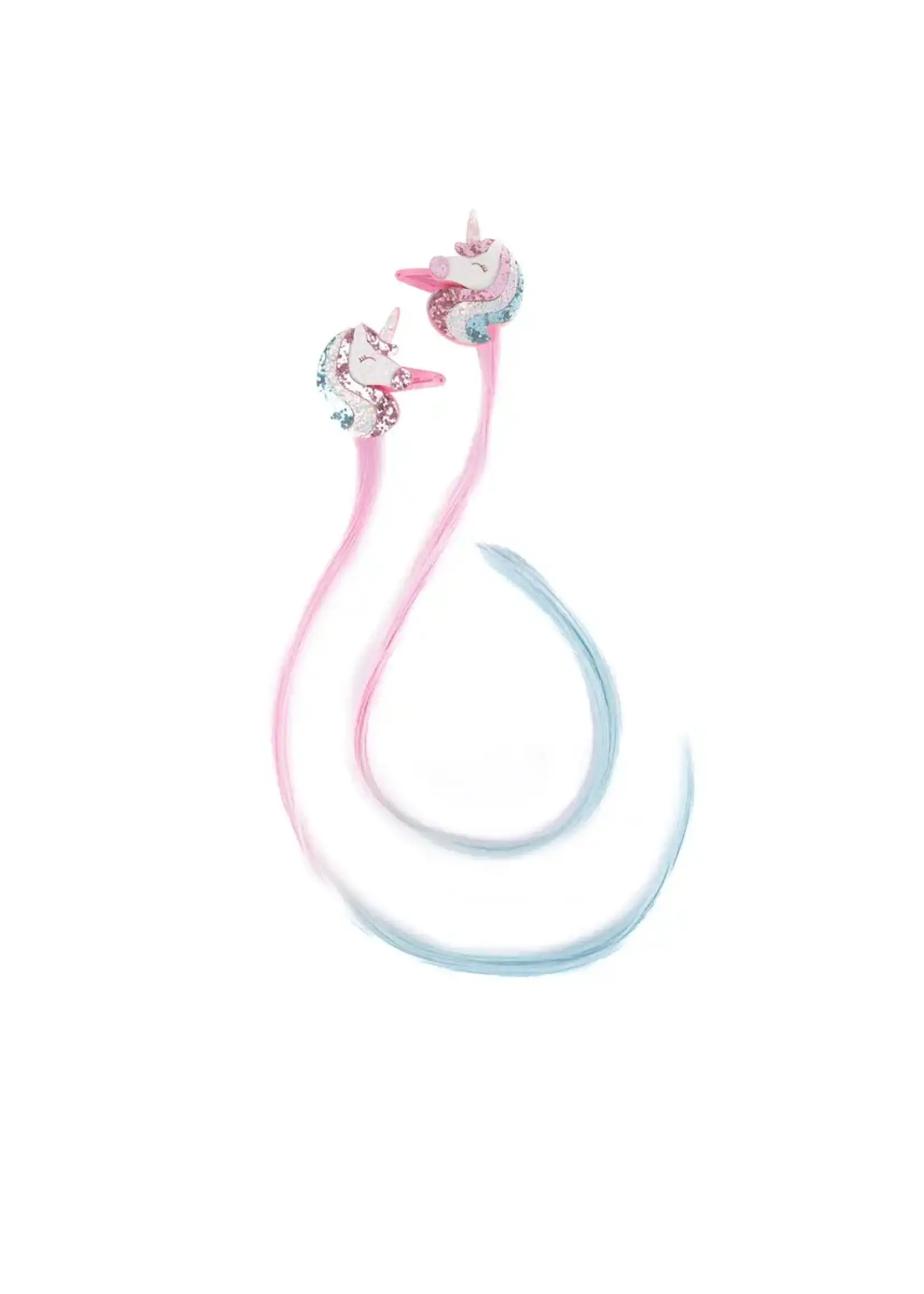 CRE PRETTY PASTEL UNICORN HAIR EXTENSION CLIPS
