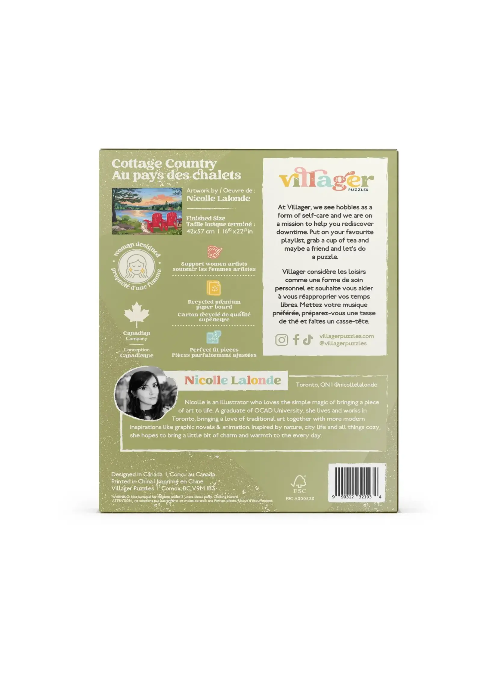 villager VILLAGER PUZZLES 500 PIECE