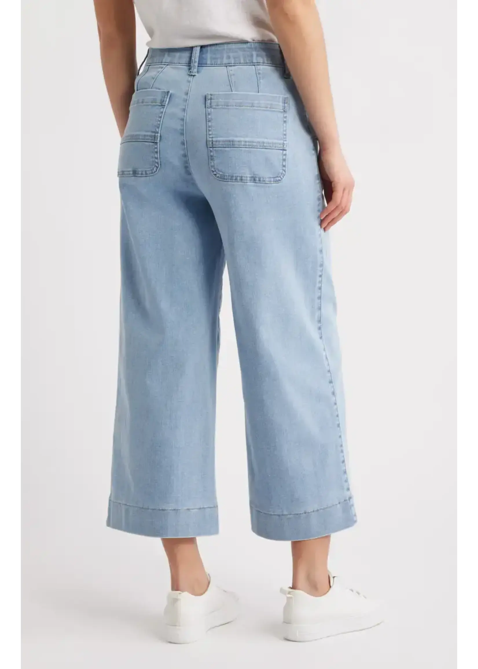 WIT & WISDOM W&W WHITNEY WIDE LEG CROP SKYRISE