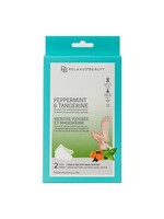 REL FOOT MASK BOOTIES - TANGERINE & PEPPERMINT