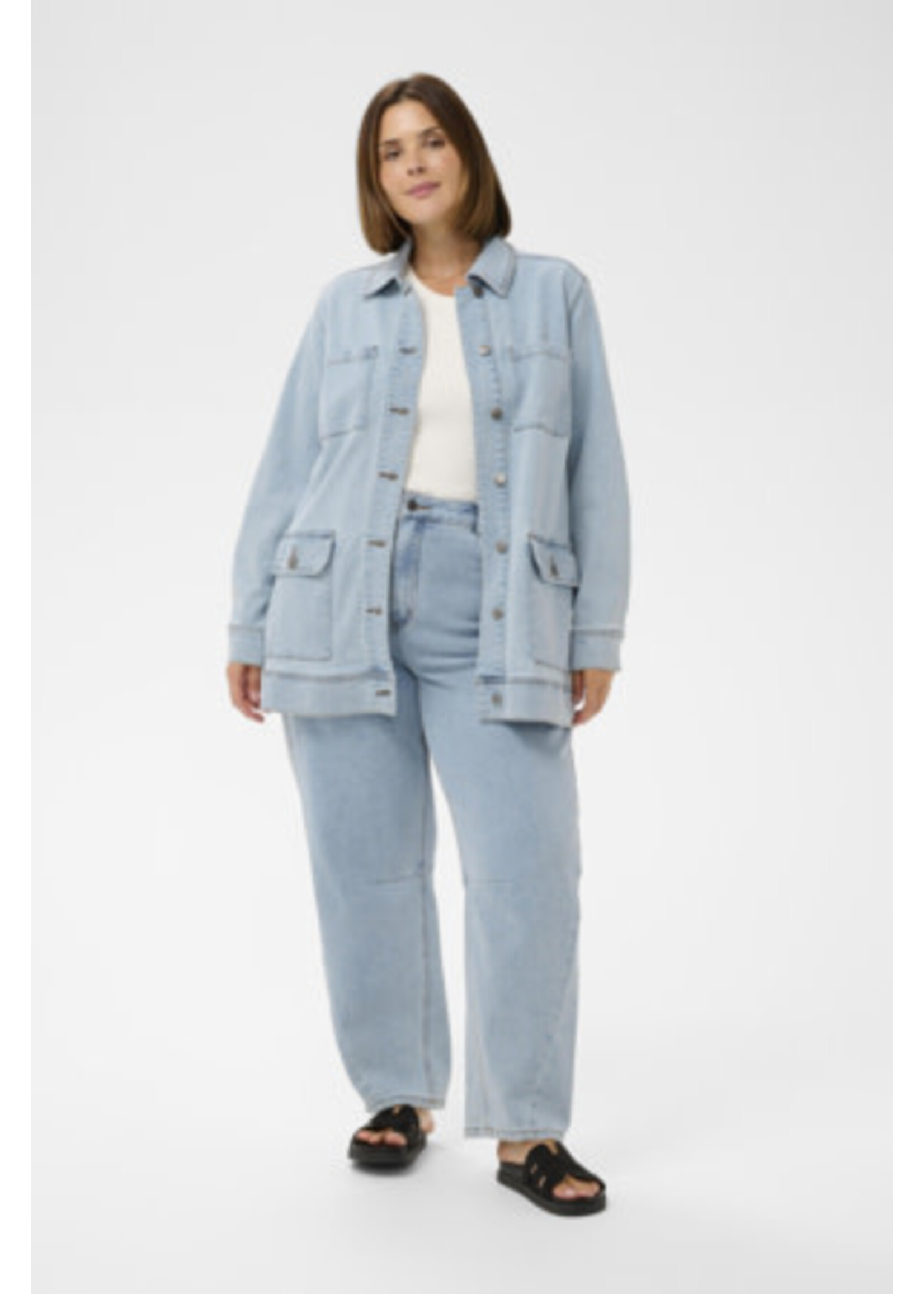 KAFFE KAFCUR SS26+ KCNINNA DENIM JACKET