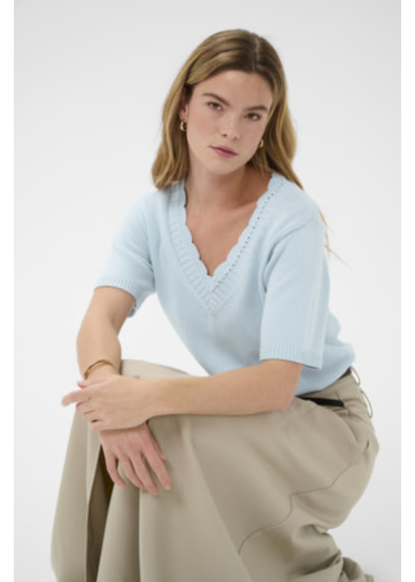 KAFFE KAF SS26 KALILIANA KNIT PULLOVER