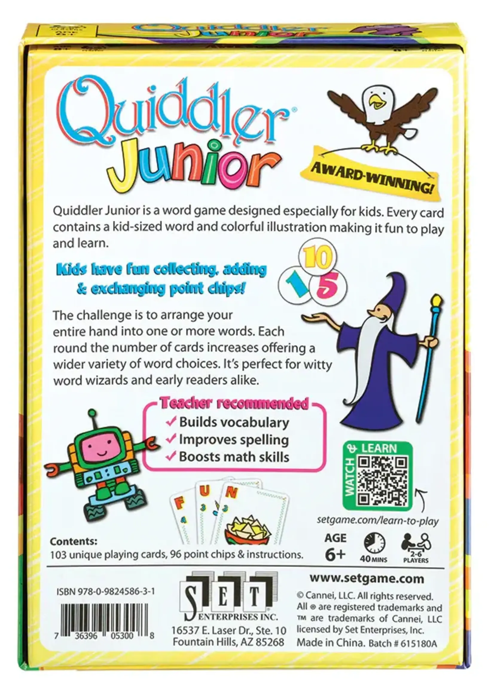 OUT QUIDDLER JUNIOR