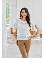 ORANGE FASHION VILLAGE OFV SS26 HEART CROCHET TOP