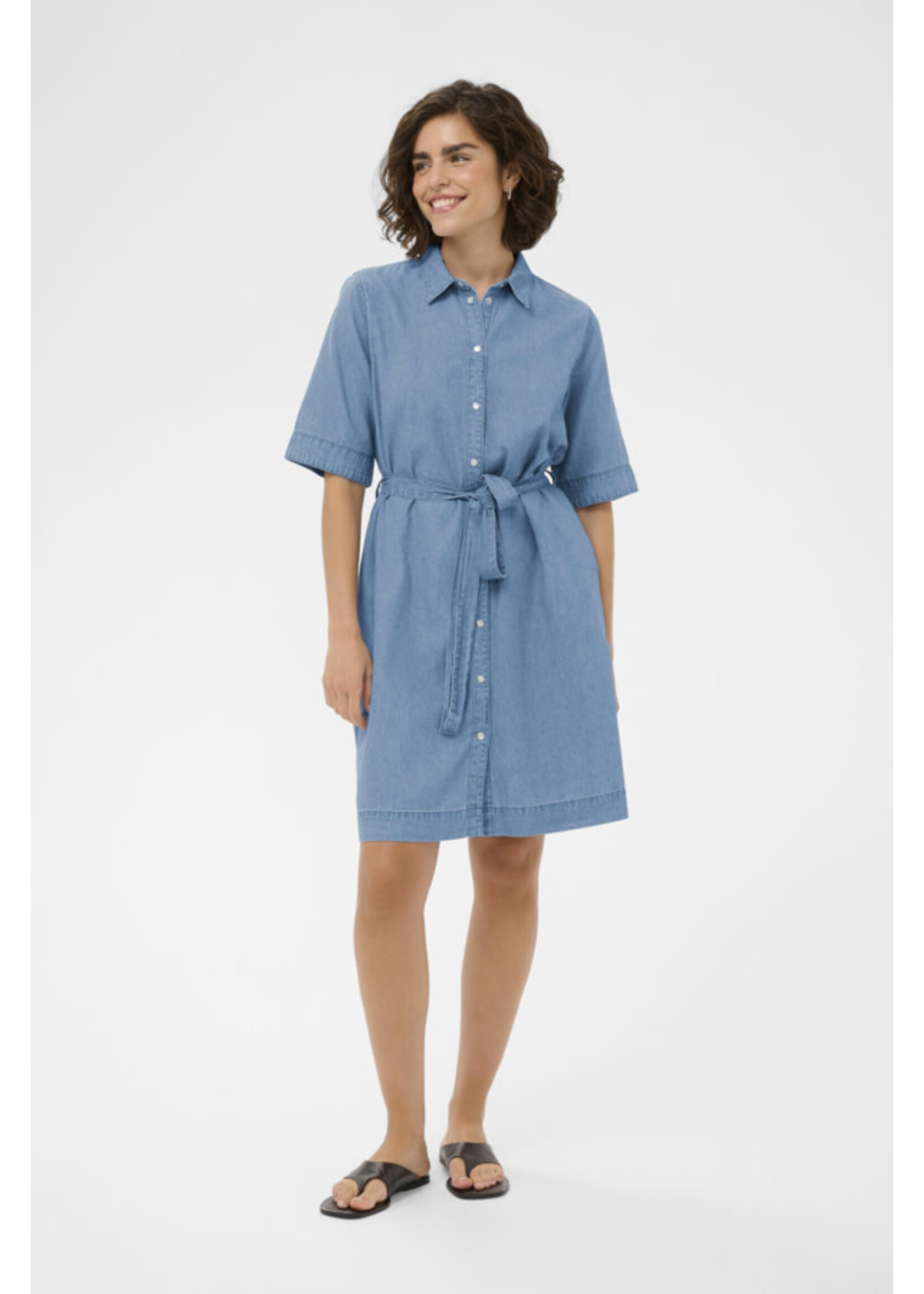 KAFFE KAF SS26 KAJADE DENIM DRESS