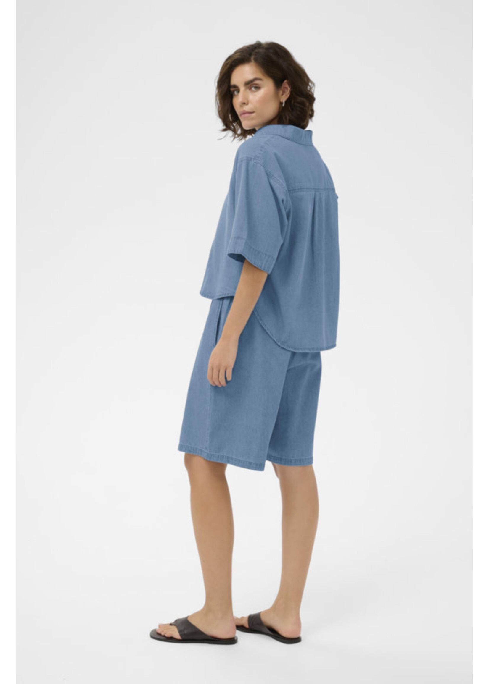 KAFFE KAF SS26 KAJADE DENIM SHORTS