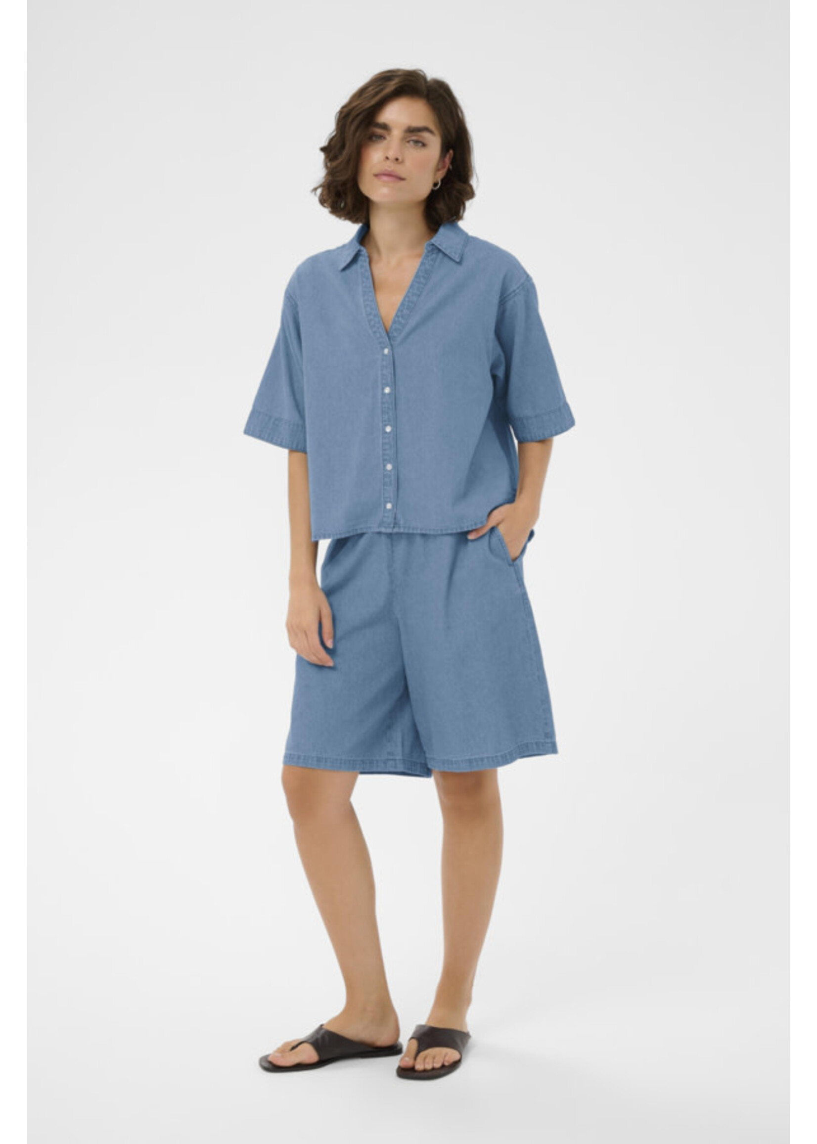 KAFFE KAF SS26 KAJADE DENIM SHORTS