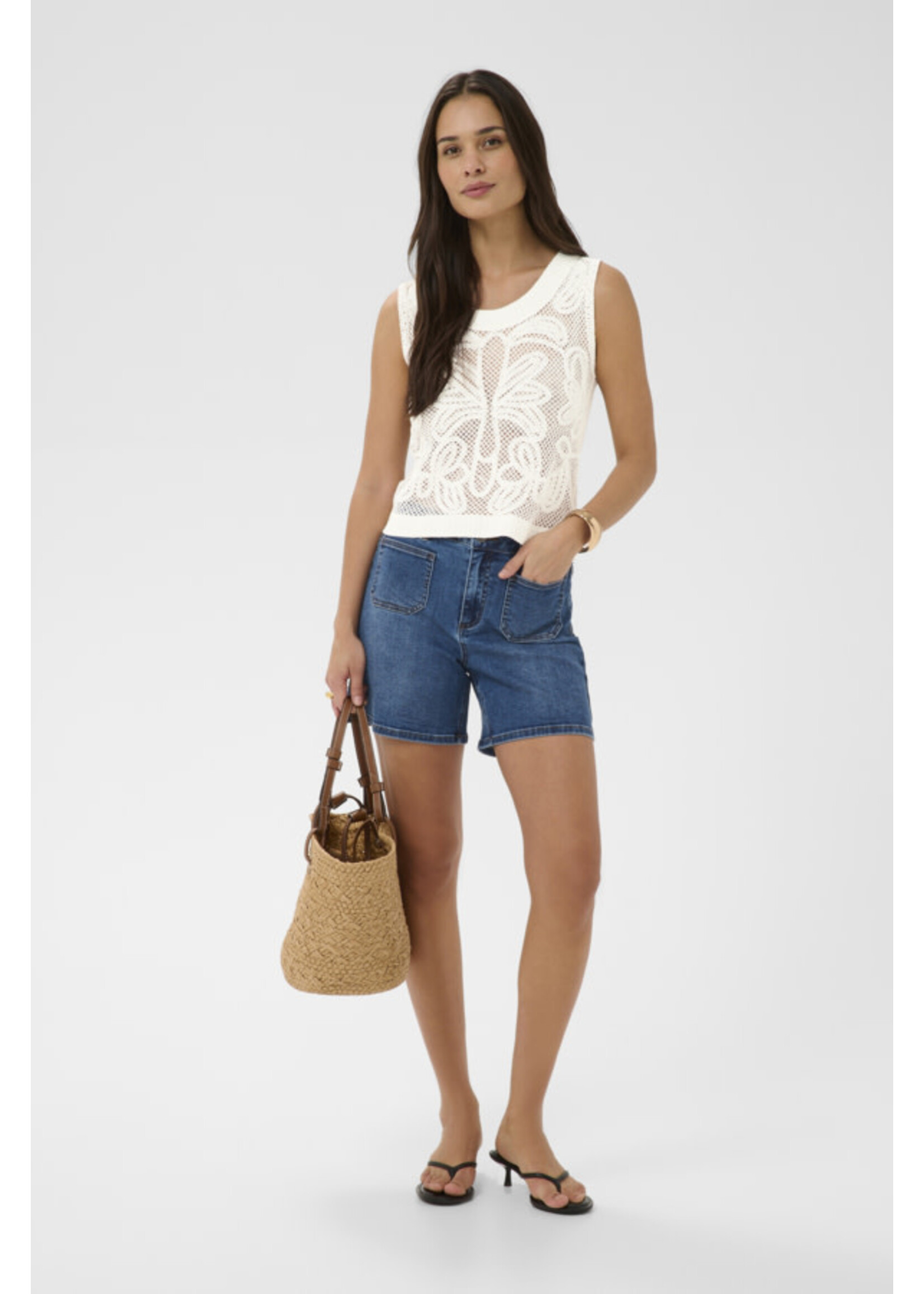 KAFFE KAF SS26 KAANGELINA CROCHET TOP
