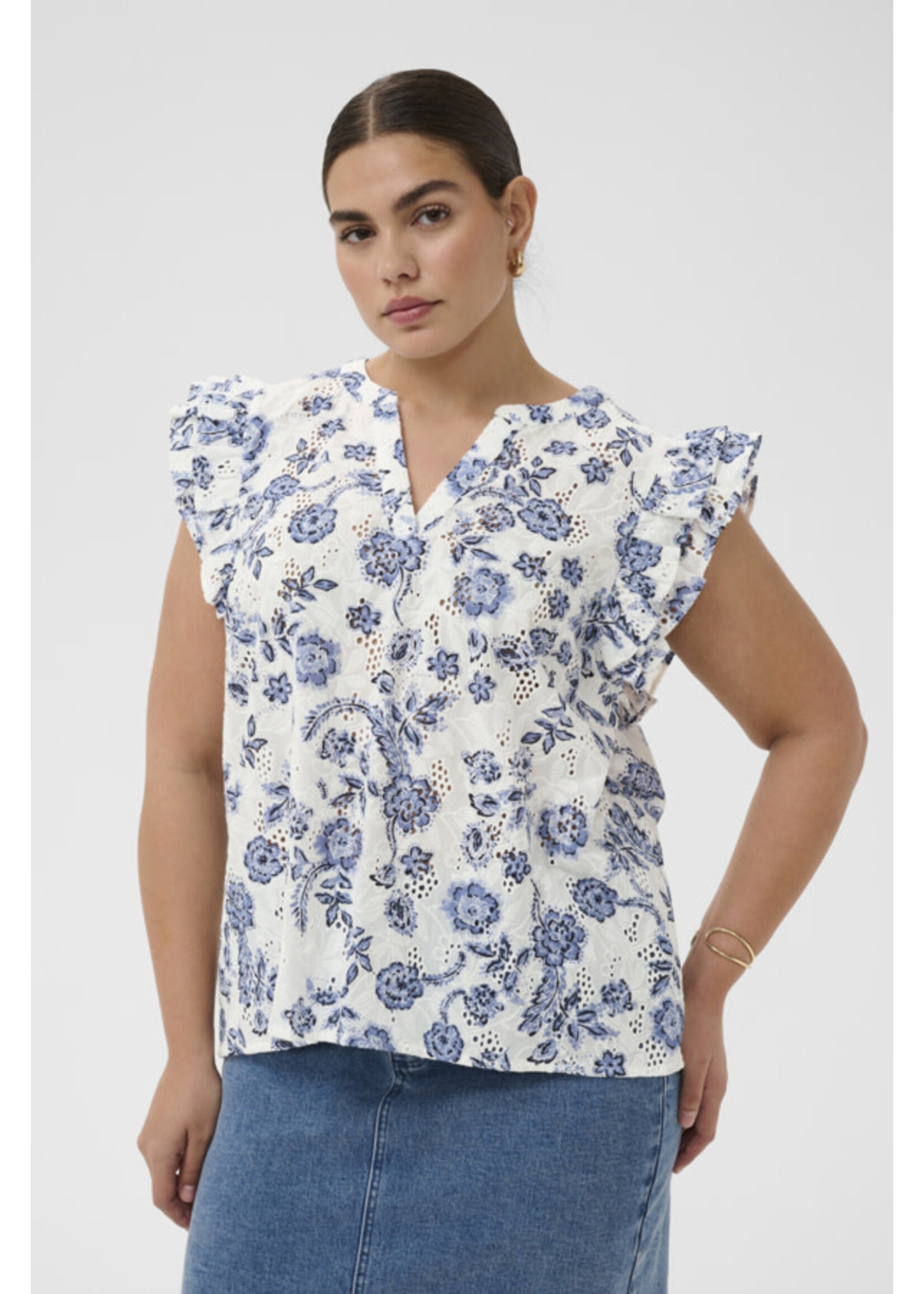 KAFFE KAFCUR SS26 KCLULA TOP