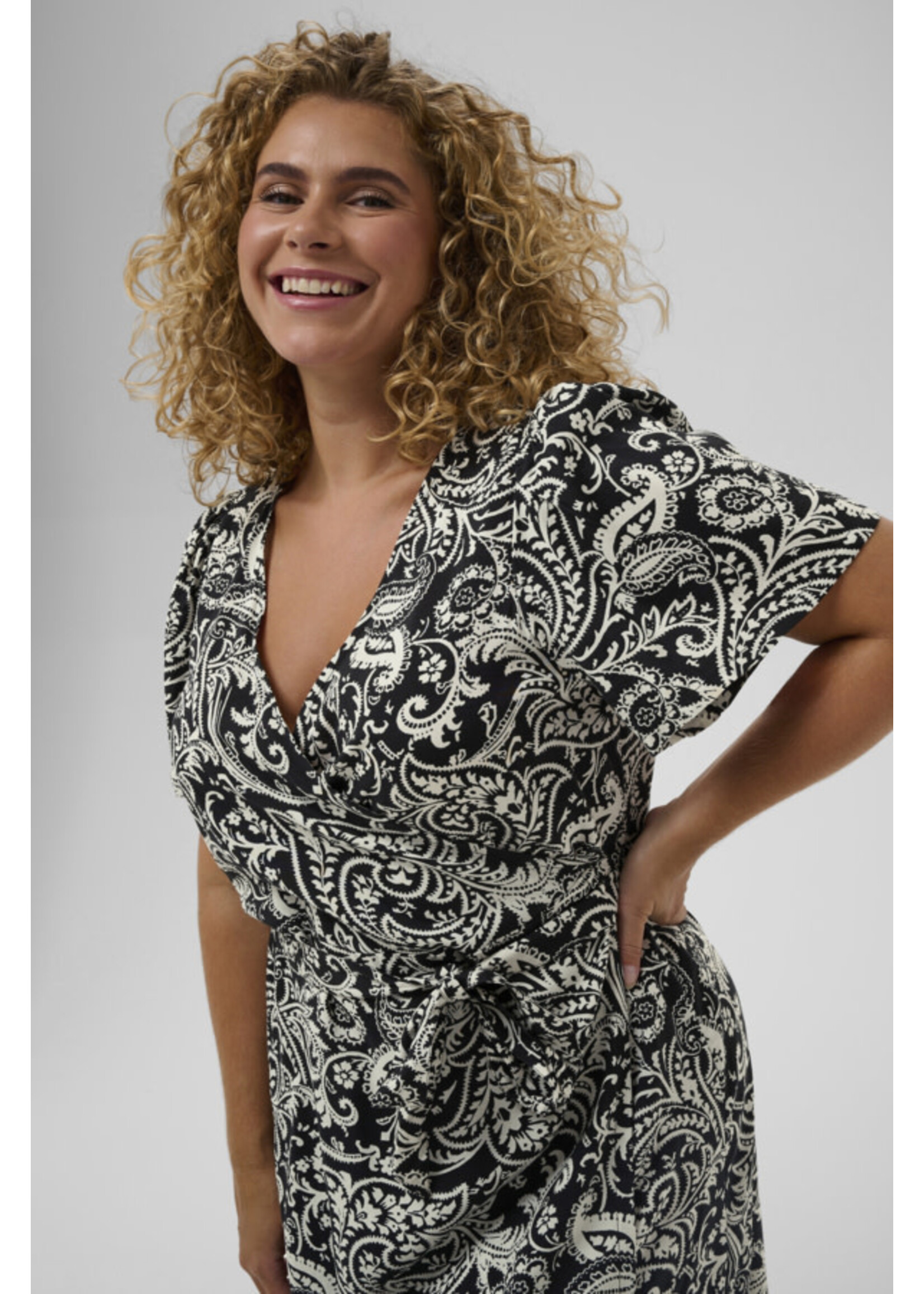 KAFFE KAFCUR SS26 KCBERRY WRAP DRESS