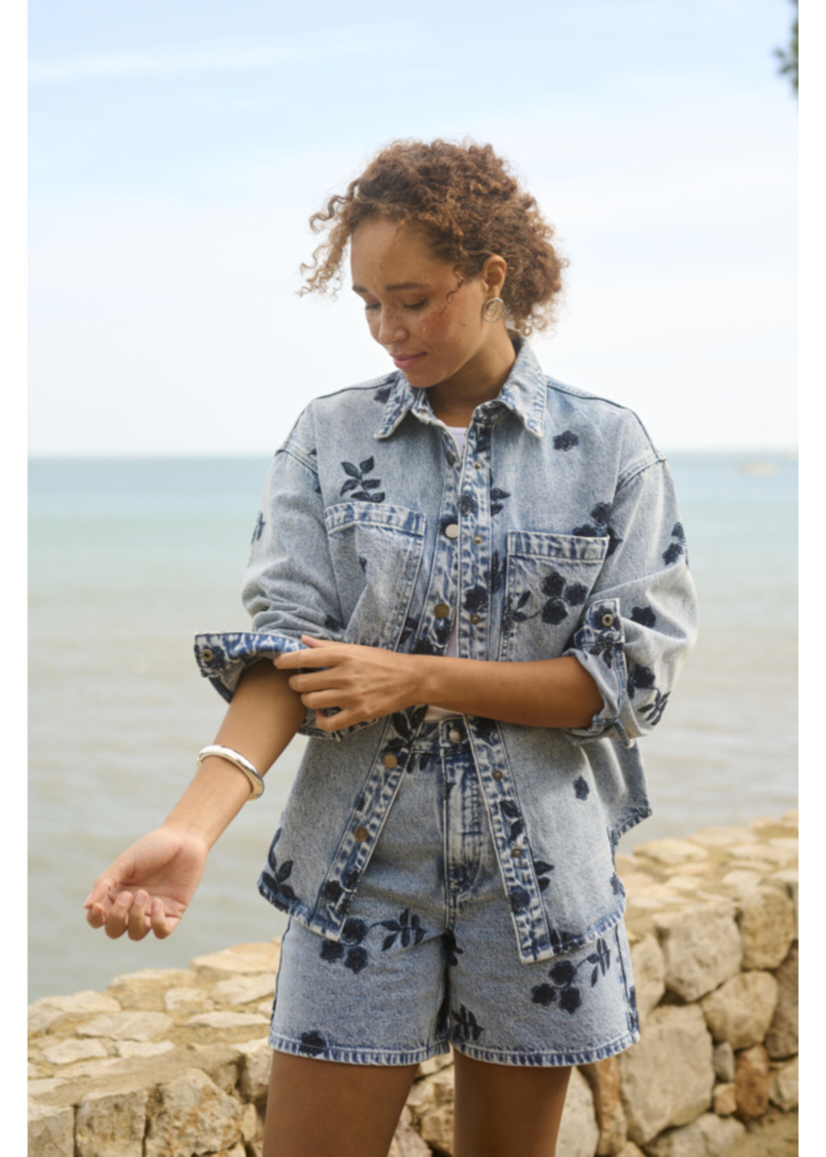 KAFFE KAF SS26 KABABENA DENIM JACKET