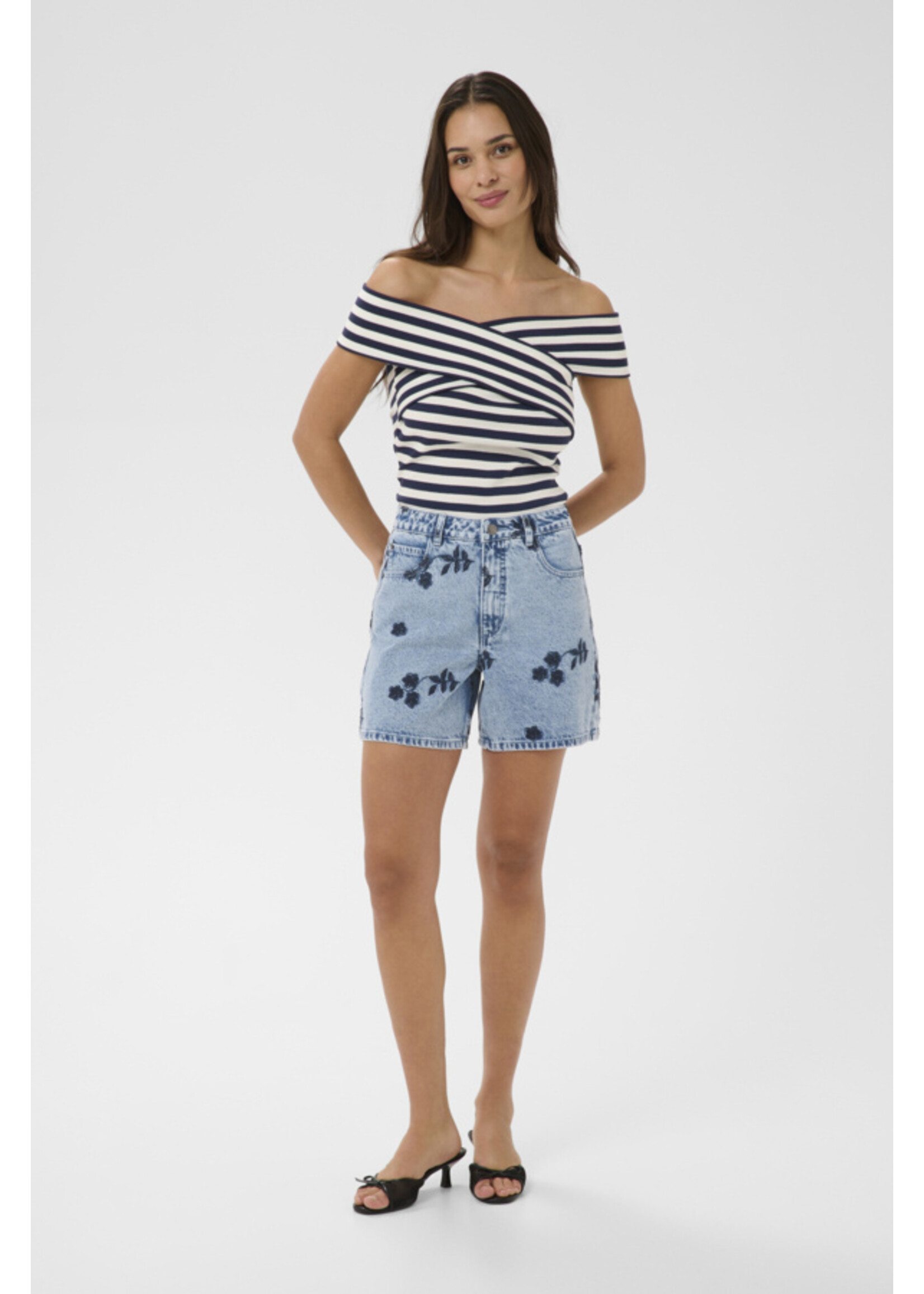 KAFFE KAF SS26 KABABENA DENIM SHORTS