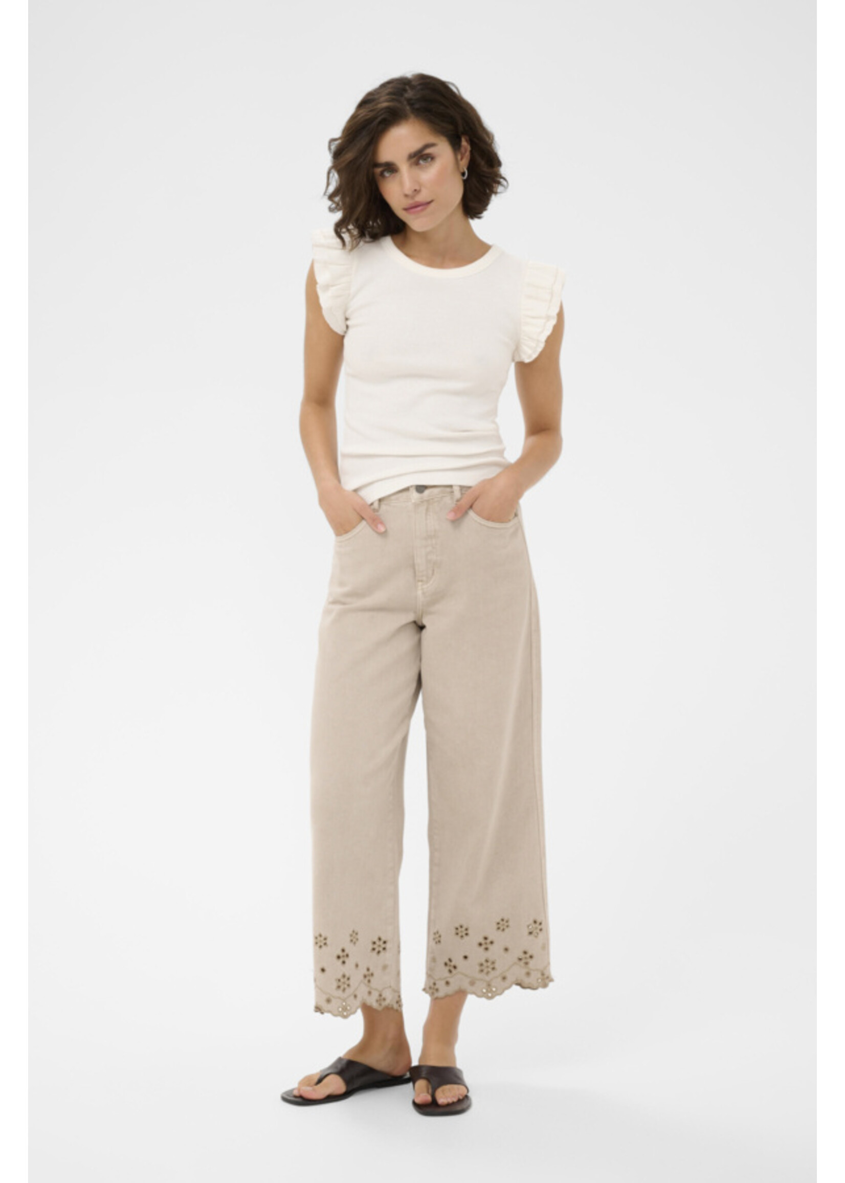 KAFFE KAF SS26 KACARNA FLOUNCE TOP
