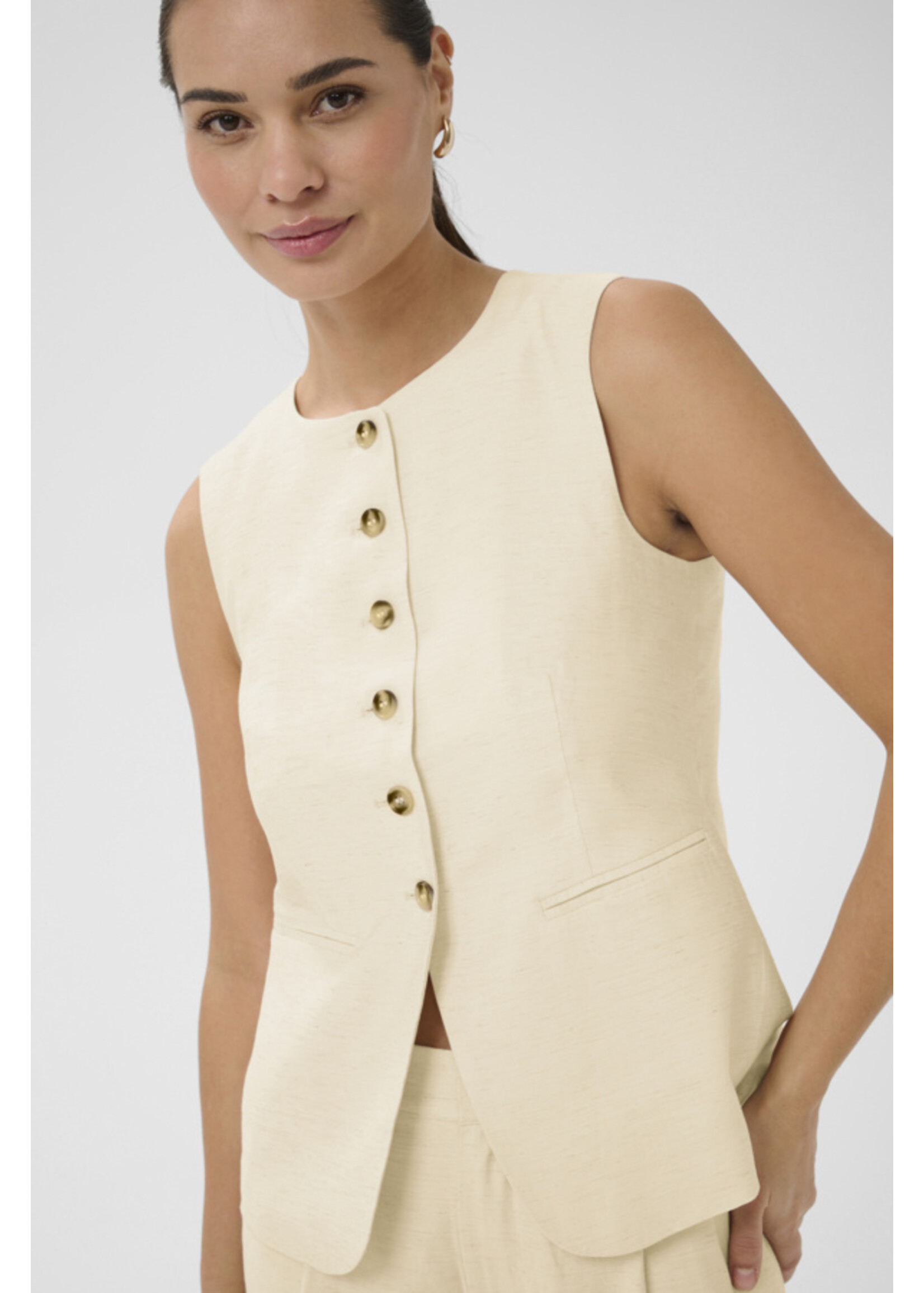 KAFFE KAF SS26 KAANNETTA VEST