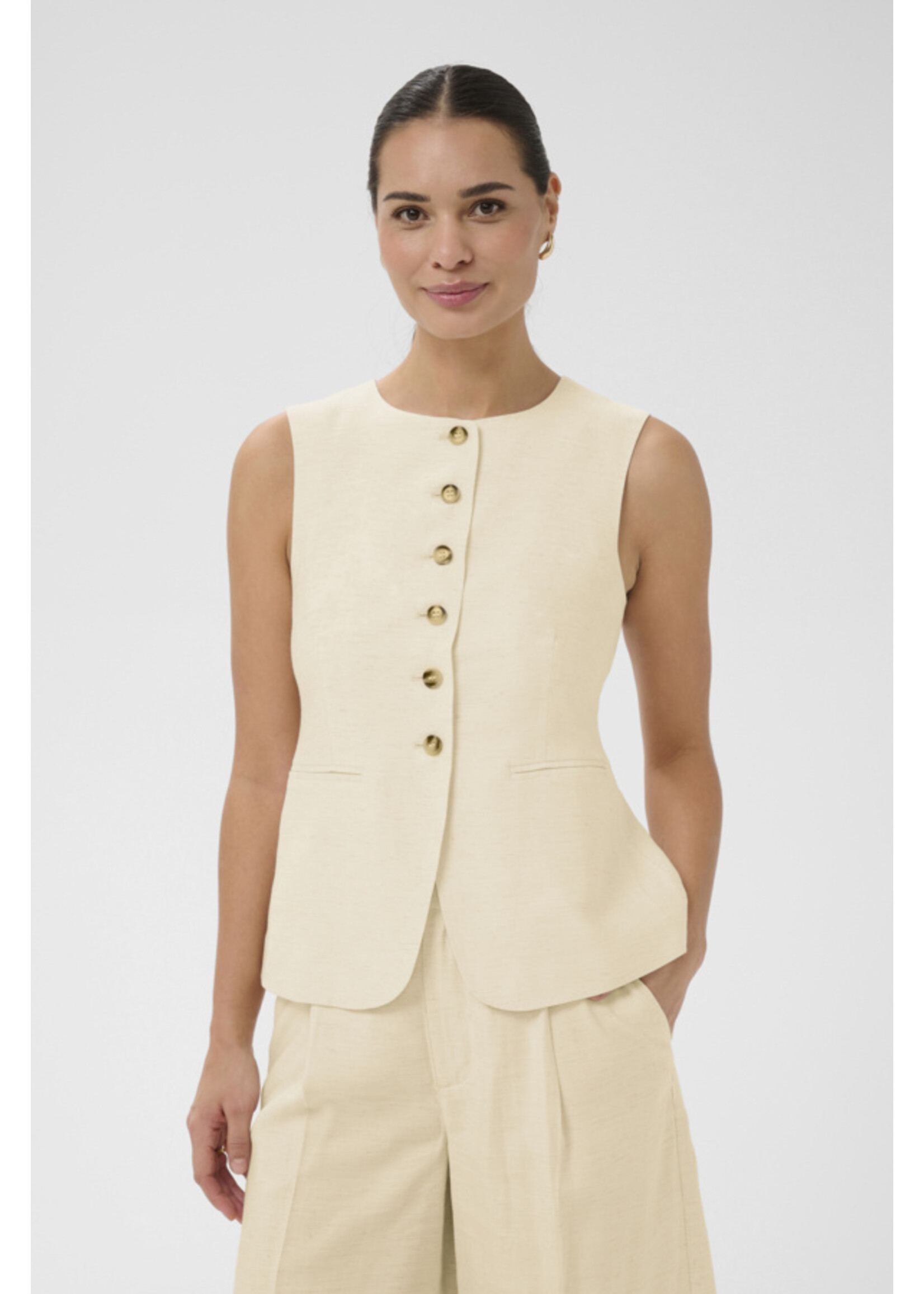 KAFFE KAF SS26 KAANNETTA VEST