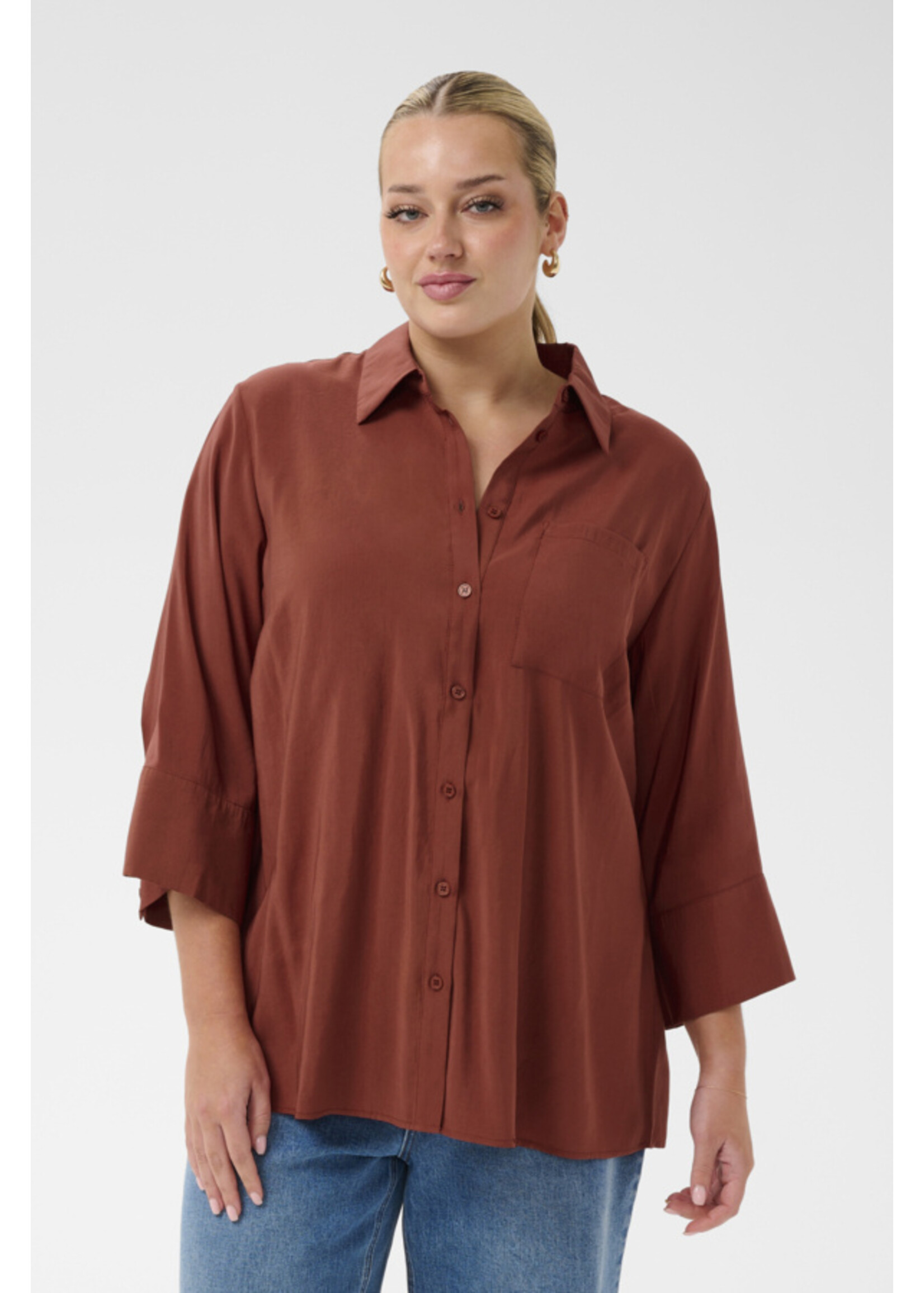 KAFFE KAFCUR SS26+ KCBIRGIT SHIRT
