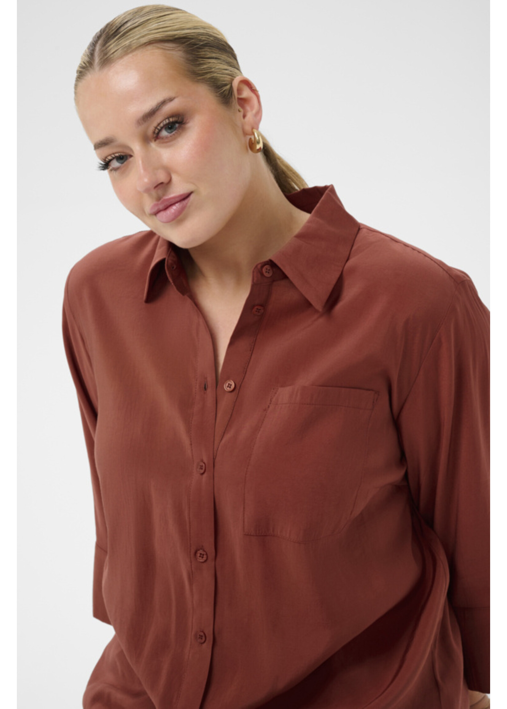 KAFFE KAFCUR SS26+ KCBIRGIT SHIRT