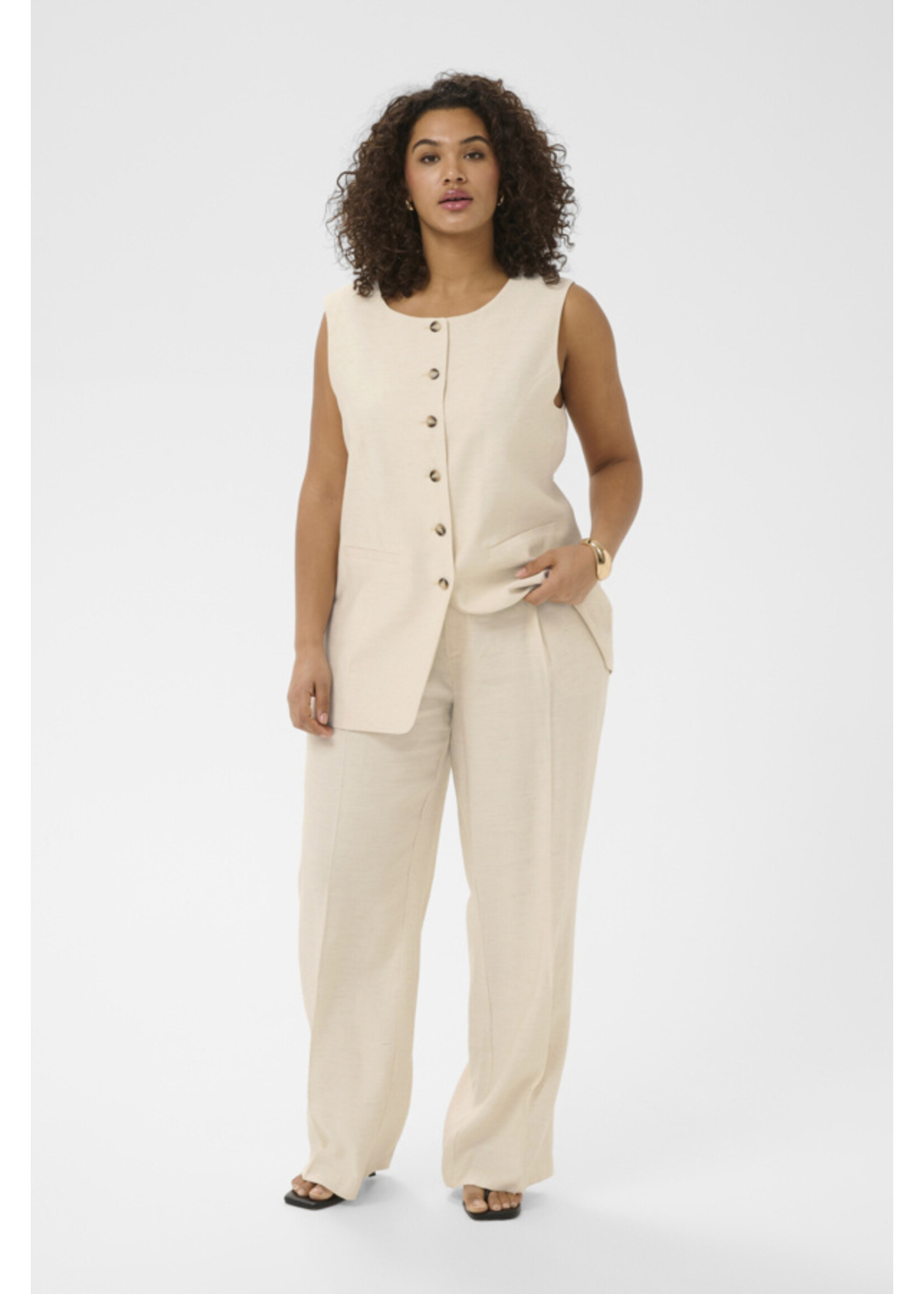 KAFFE KAFCUR SS26+ KCANETTI VEST