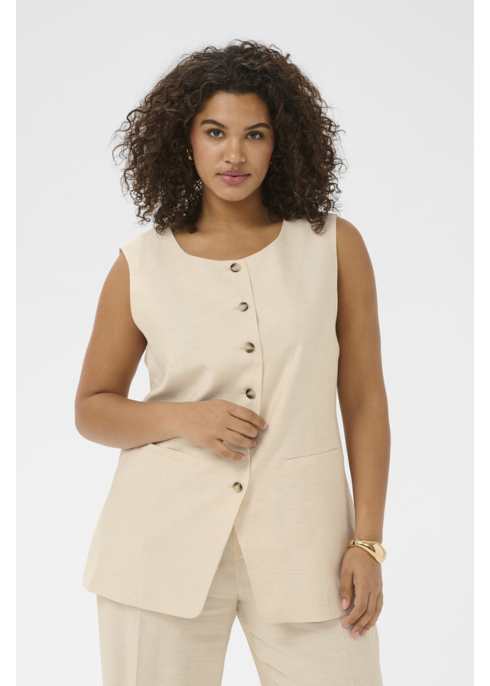 KAFFE KAFCUR SS26+ KCANETTI VEST