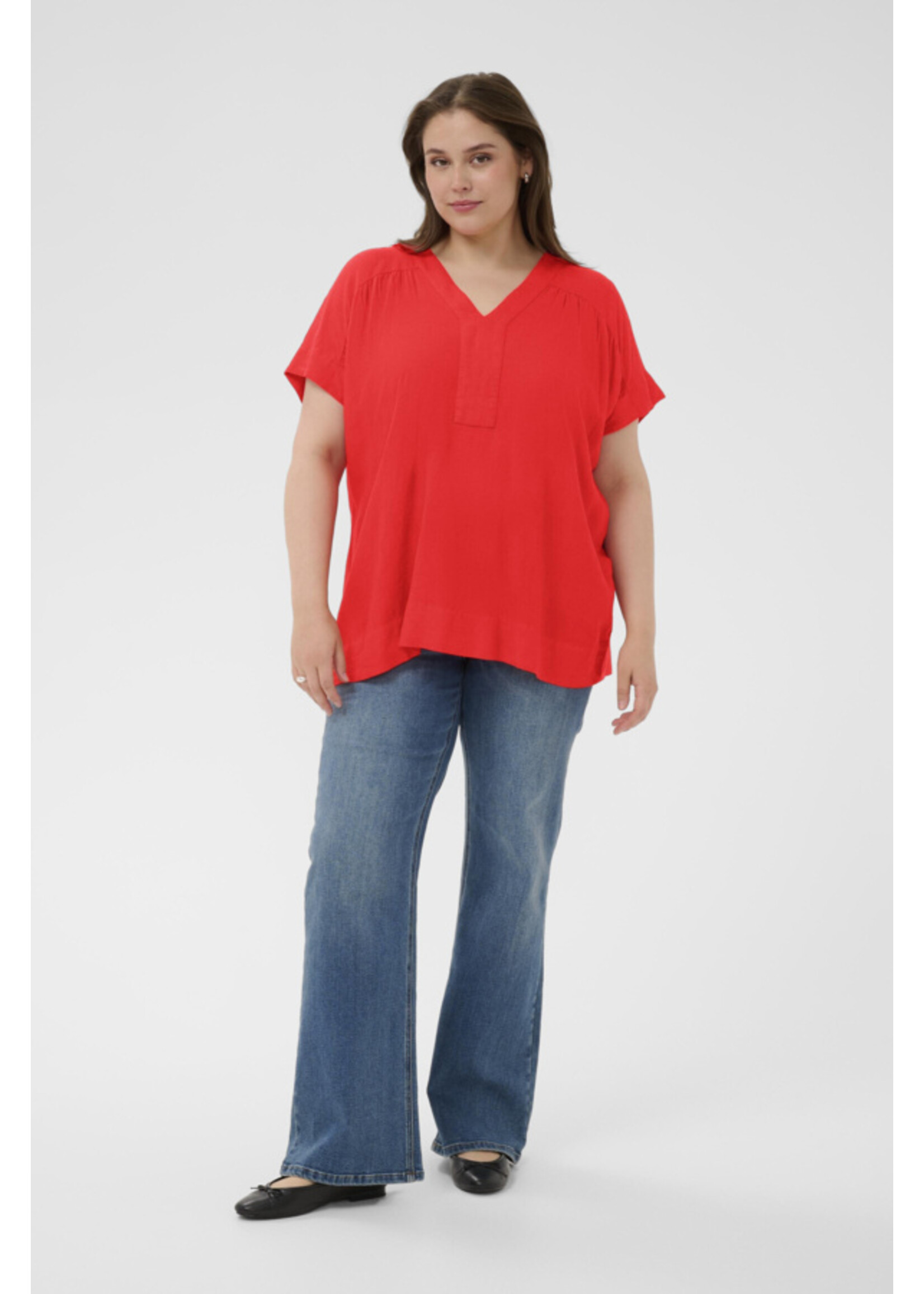 KAFFE KAFCUR SS26+ KCMILLIE BLOUSE
